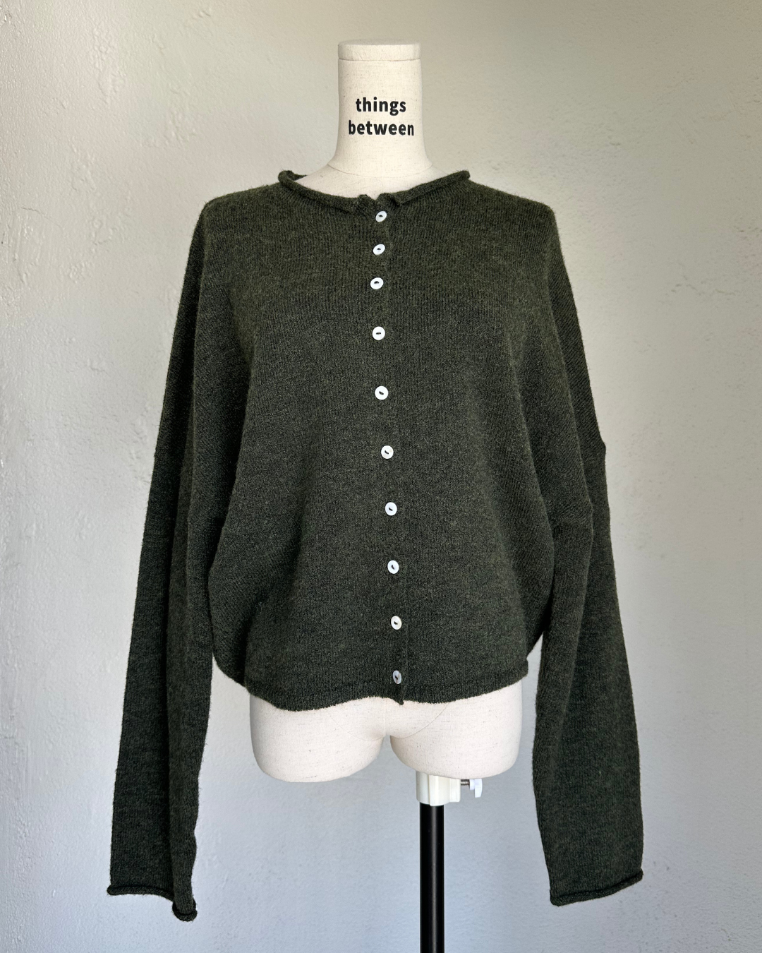Hunter Green Piper Cardigan