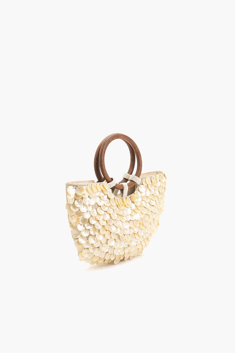 Mermaid Scale Top Handle Bag - (preorder)