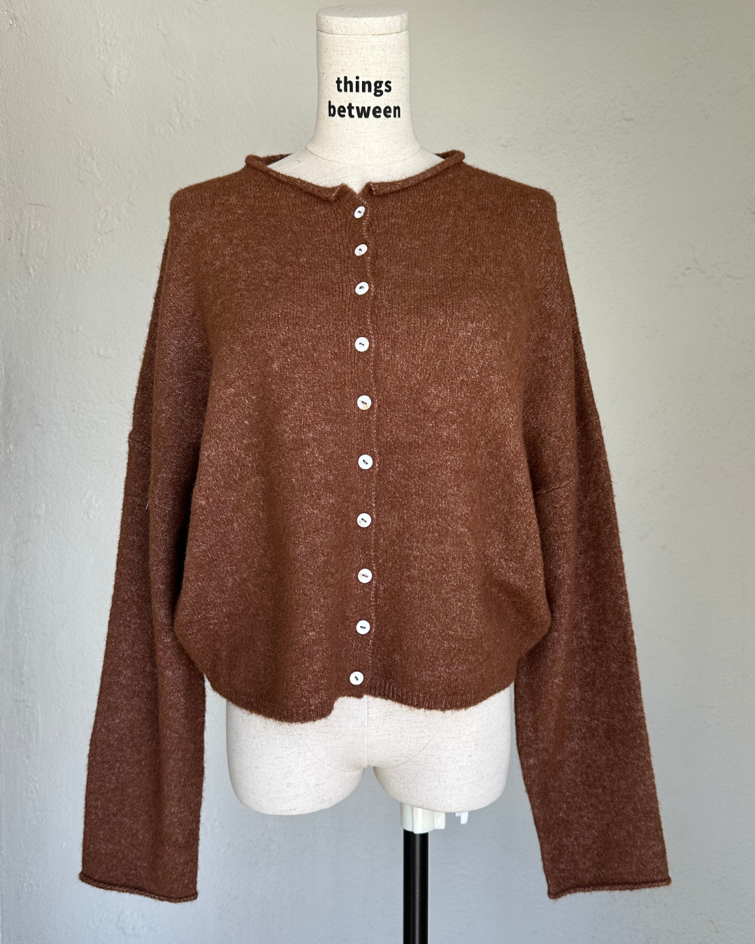 Brown Piper Cardigan