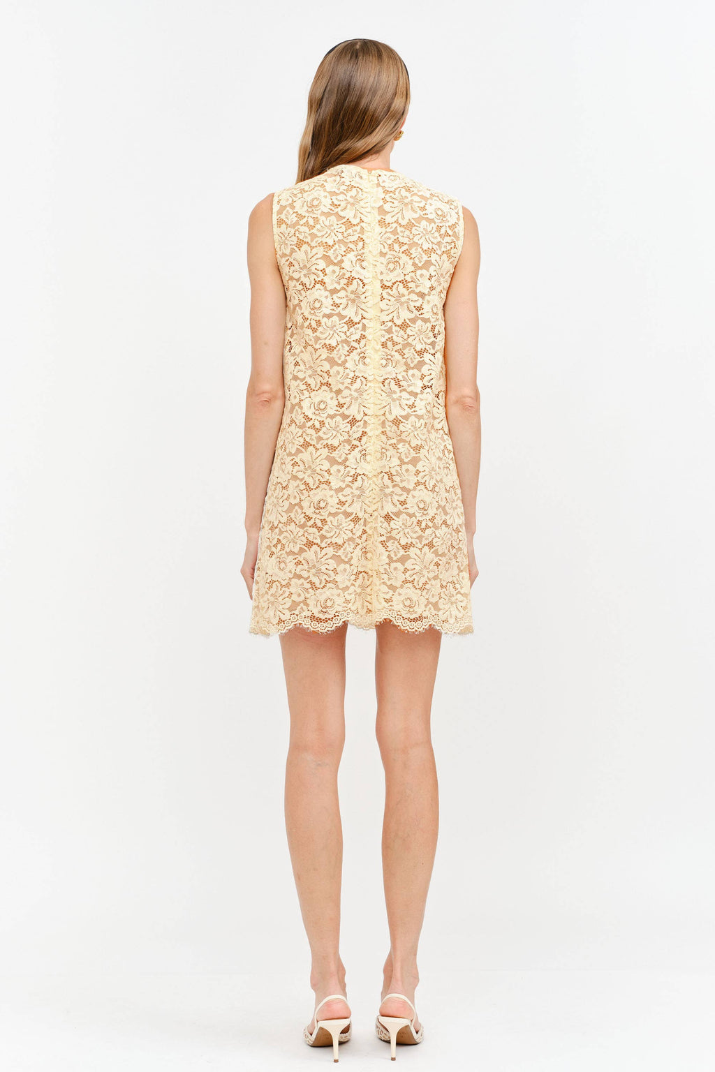 OLIVIA BUTTER YELLOW DRESS