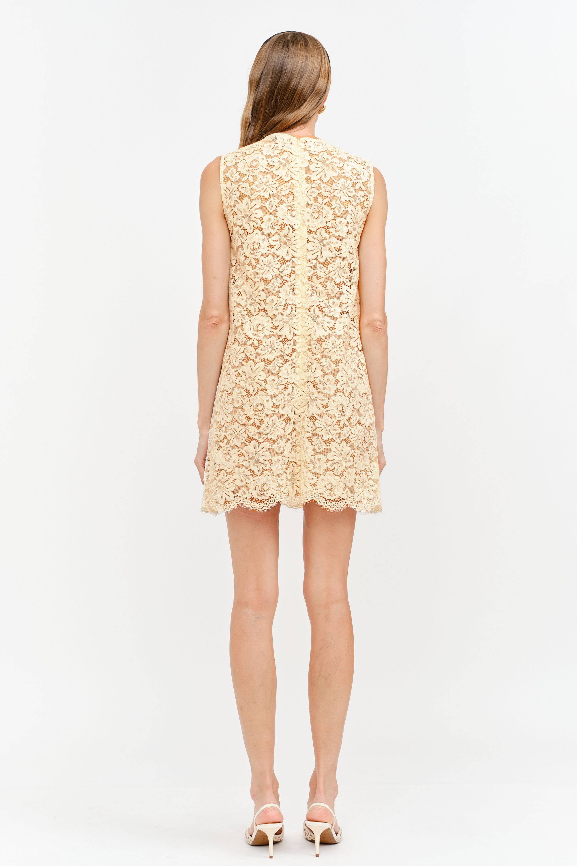 OLIVIA BUTTER YELLOW DRESS