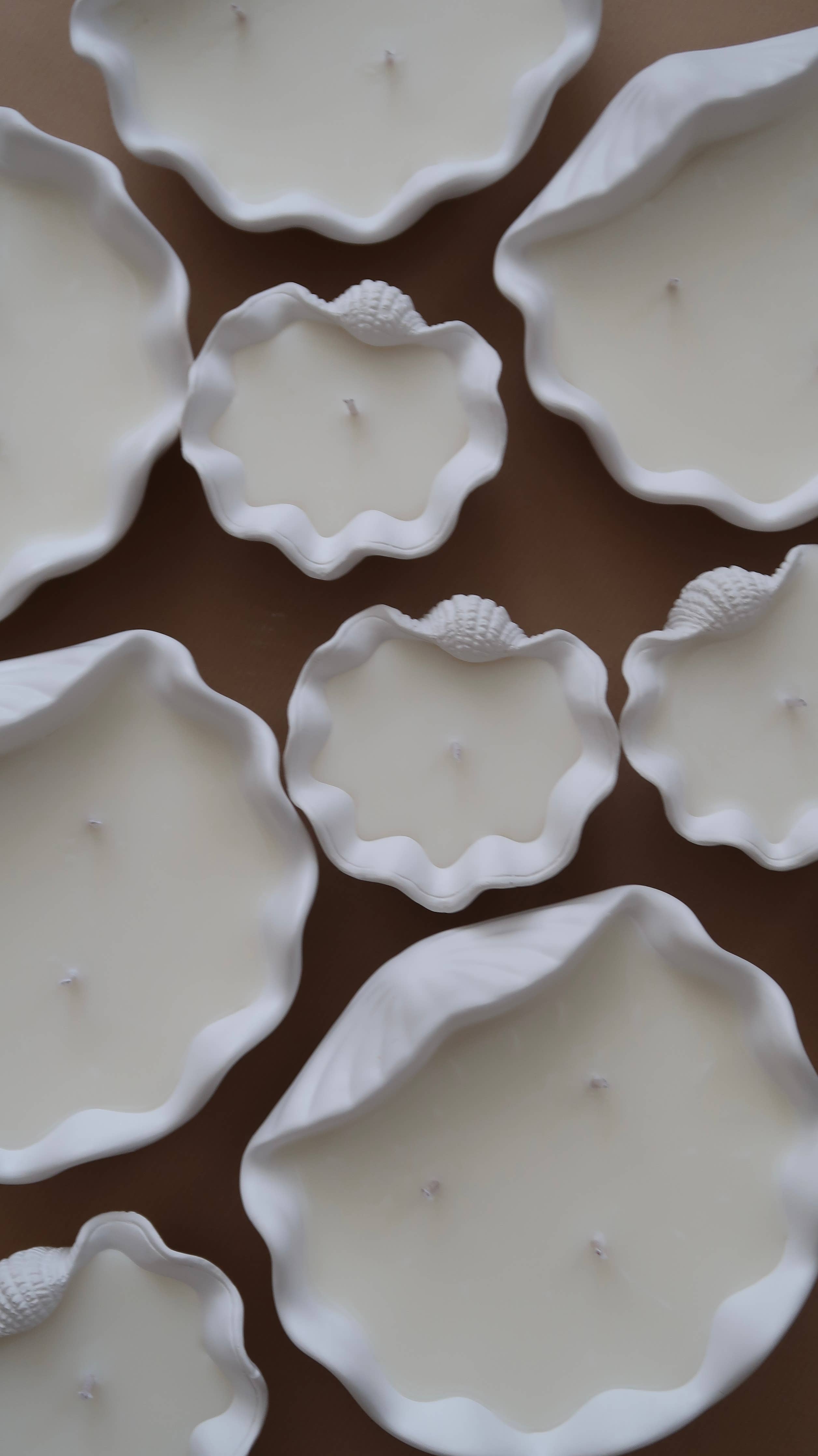Mini clam shell - custom scented candle | Summer candle 
