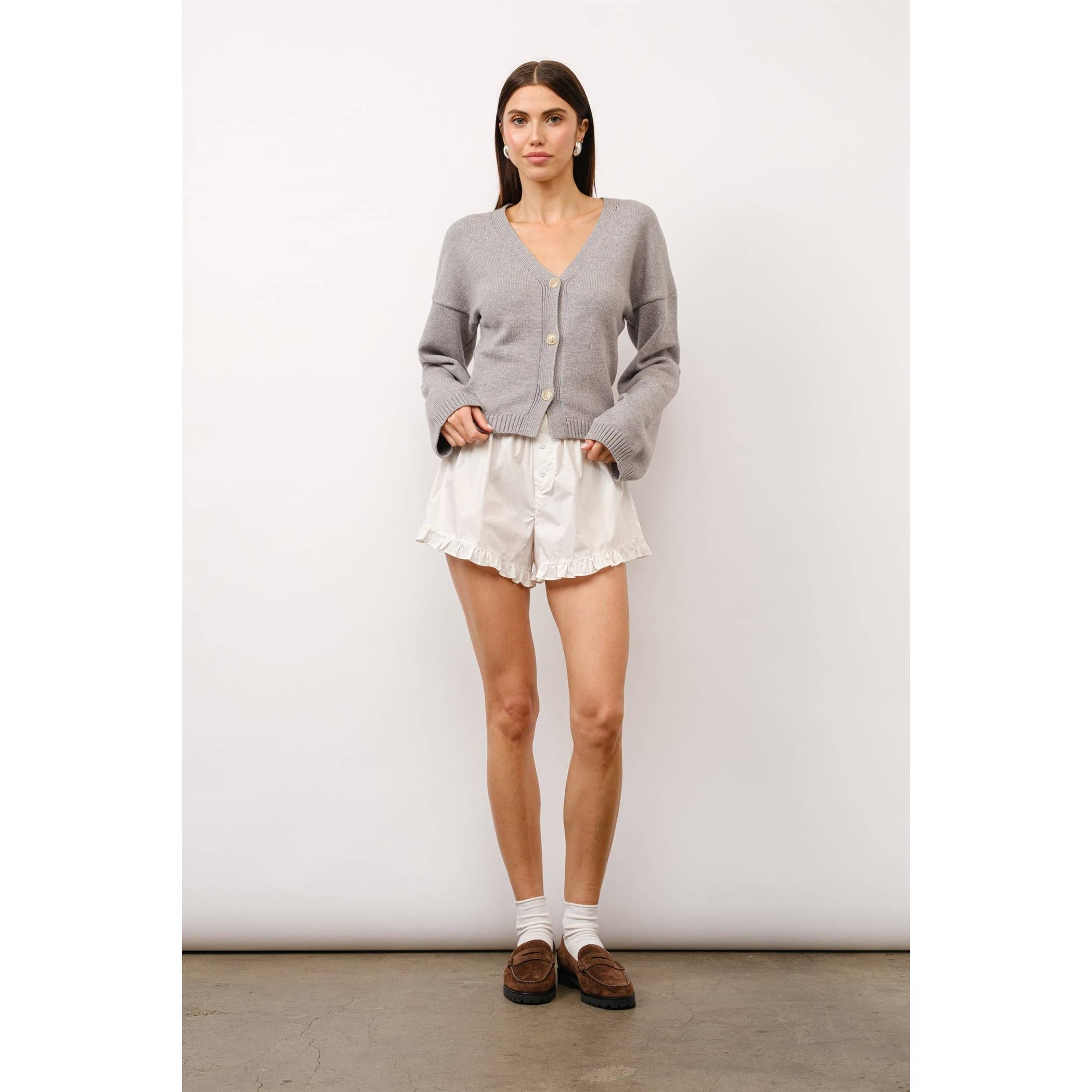 Eden Fitted Button-up Cardigan