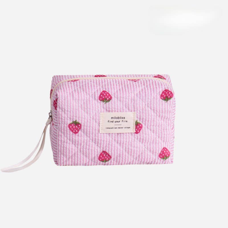 Candy Color Sweet Large Capacity Cosmetic Bag