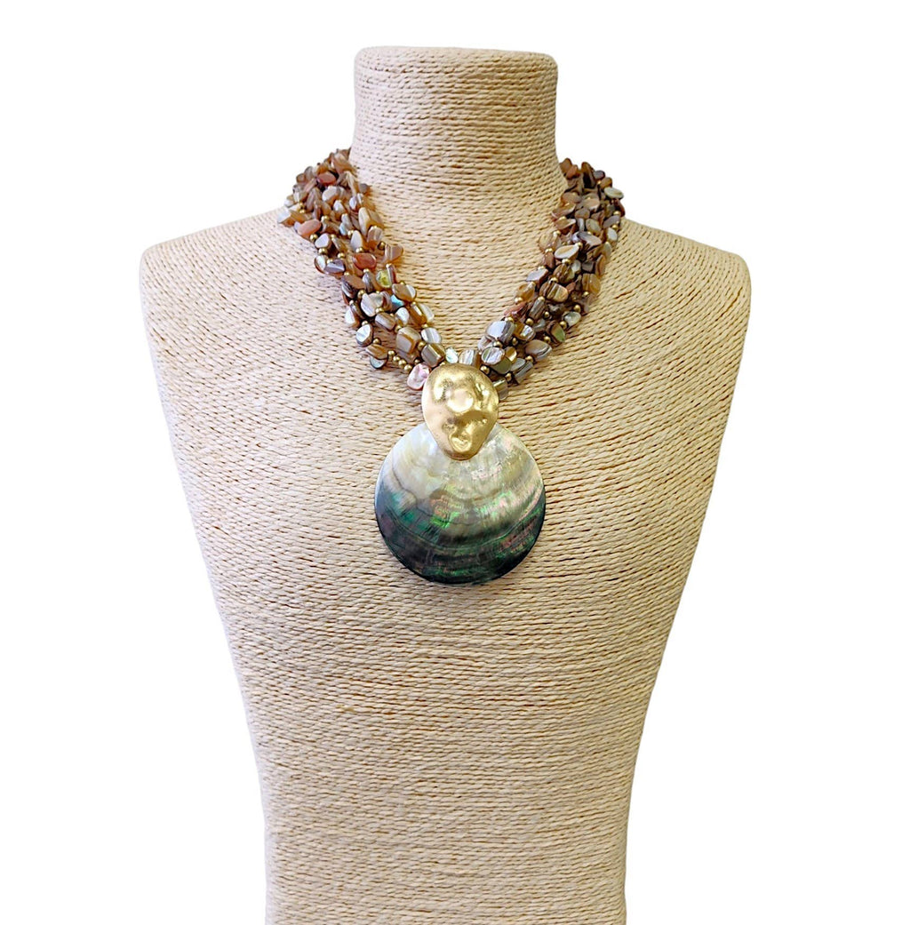 Mocha Mousse | Seashell Necklace | Beach | Coastal | Boho