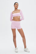 Nikki Long Sleeve Super Crop Top