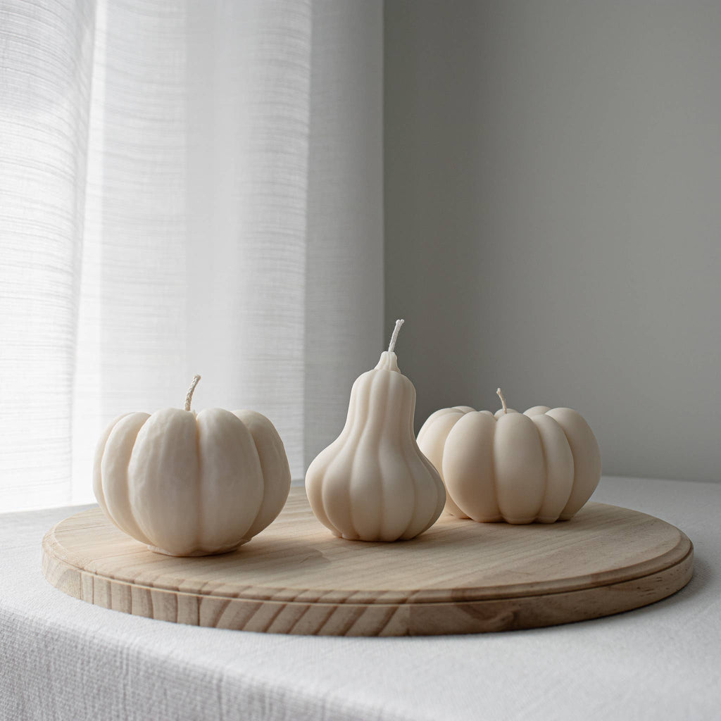 Pumpkin Shaped Soy Candle