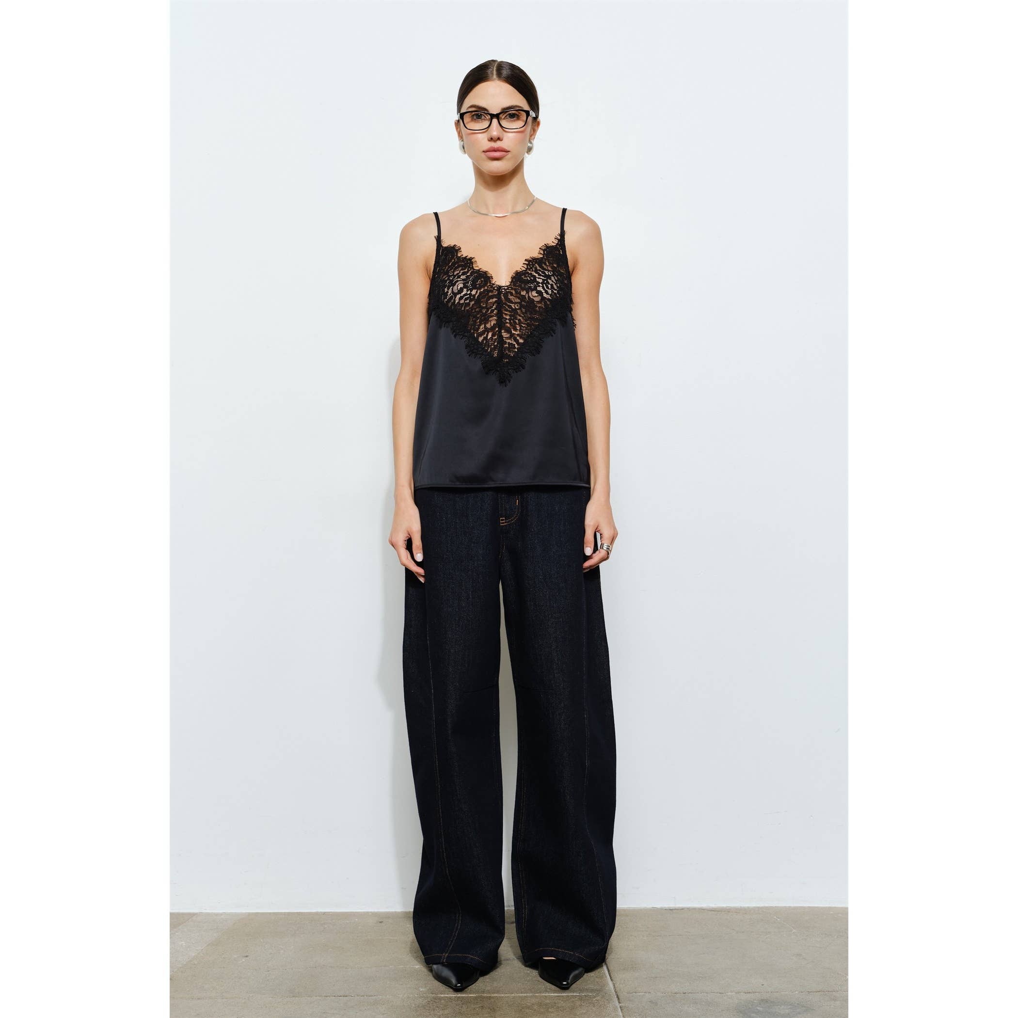Geneva Lace Trim Cami