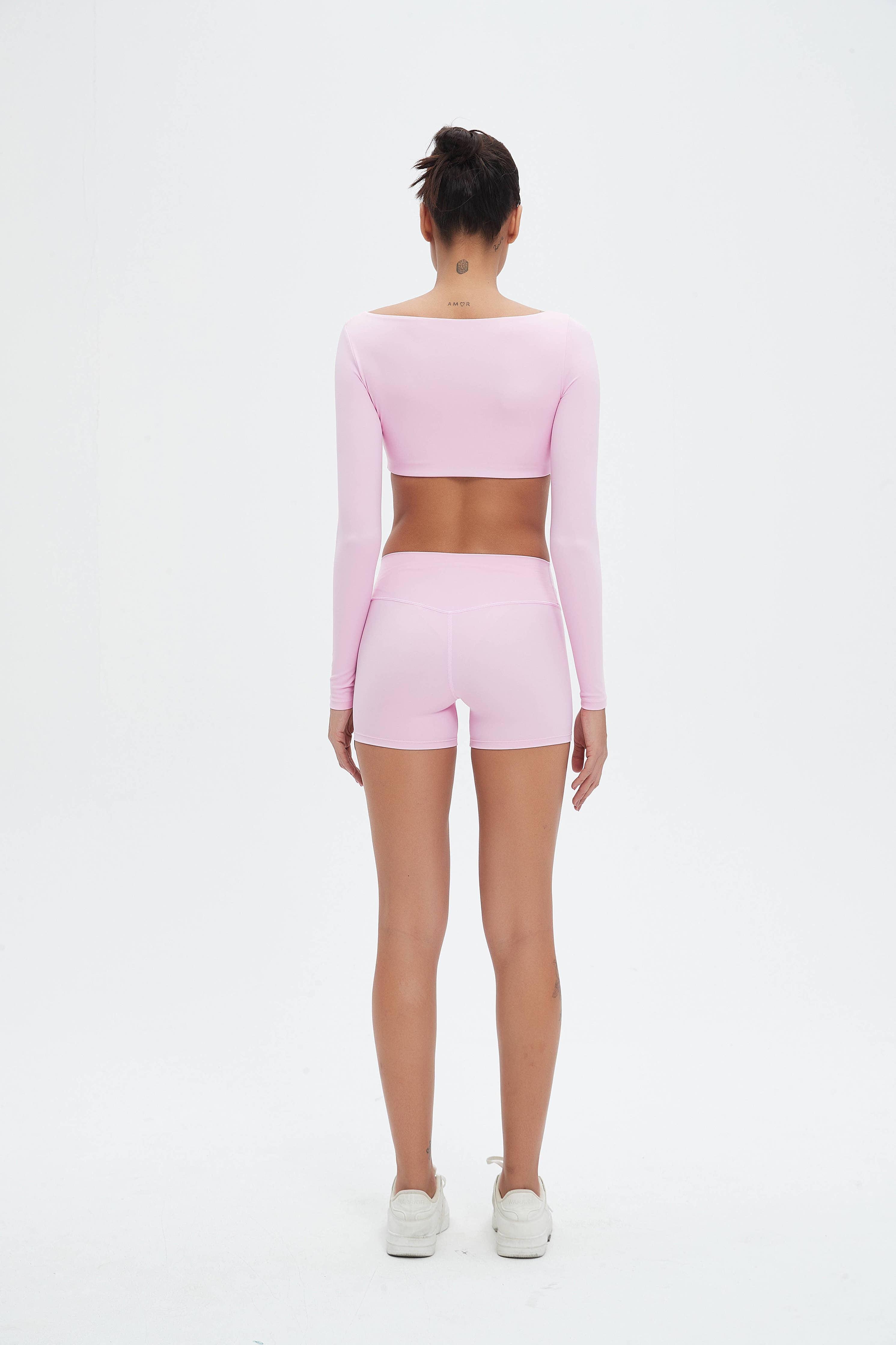 Nikki Long Sleeve Super Crop Top