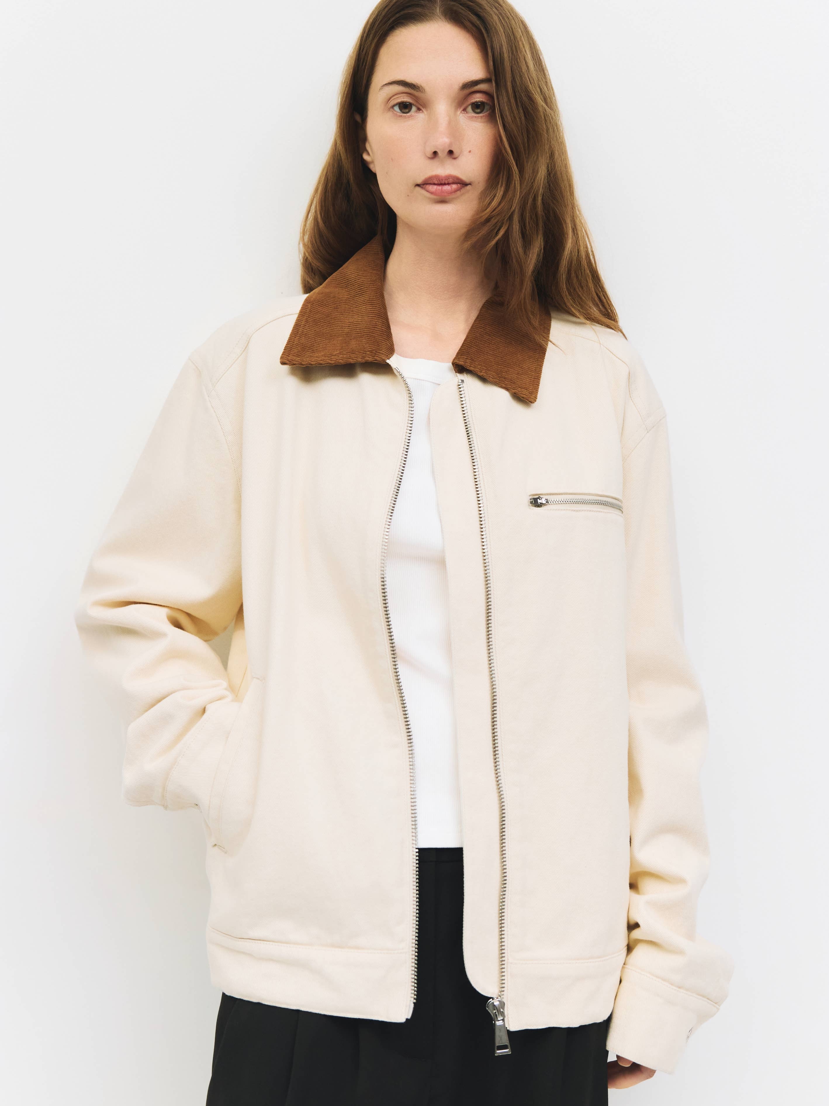 The Kline Jacket | Zip-Up Corduroy Utility Jacket
