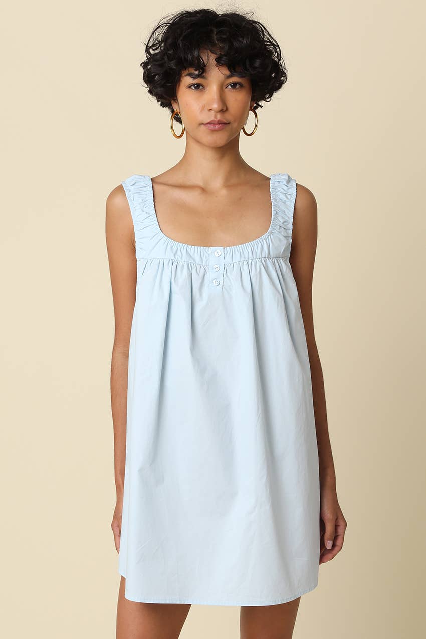 FFINN COTTON SWING MINI DRESS
