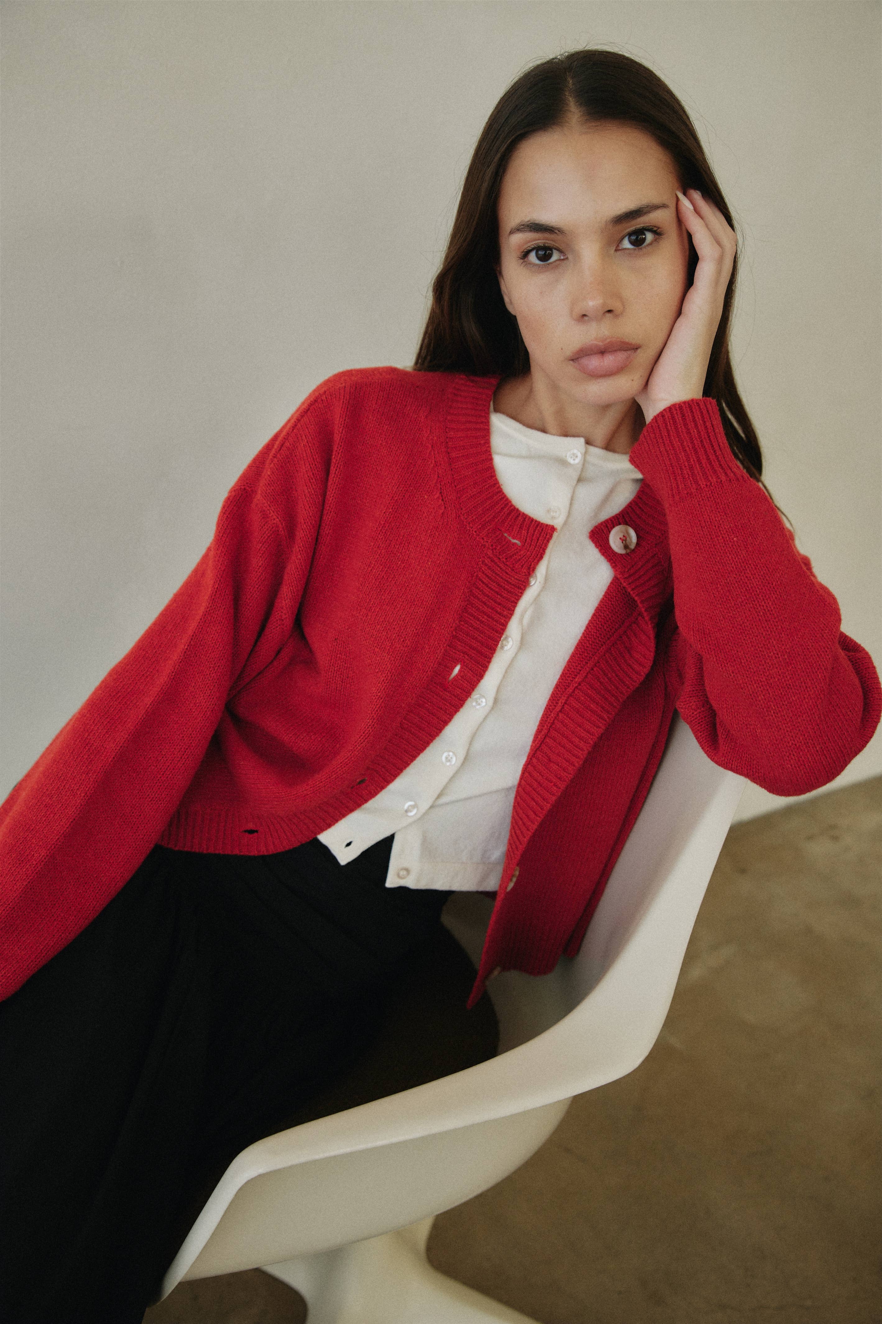 The Lucy Cardigan | Boxy Fit Button-Down Cardigan