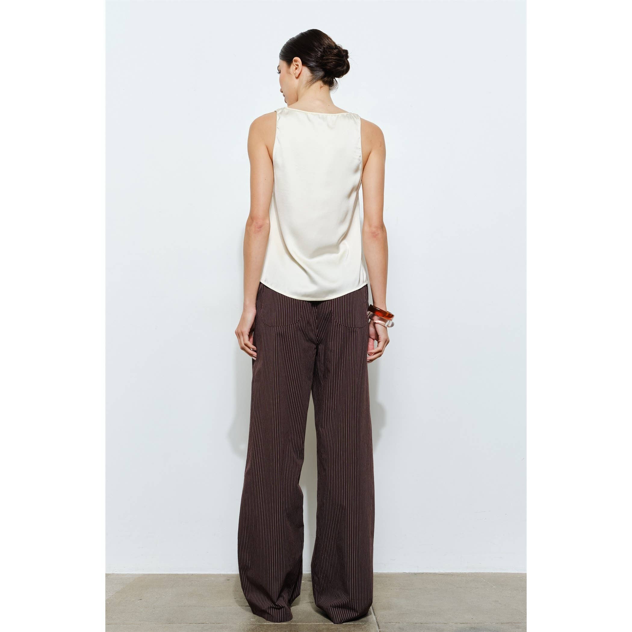 Cordova Satin Scoop Neck Tank