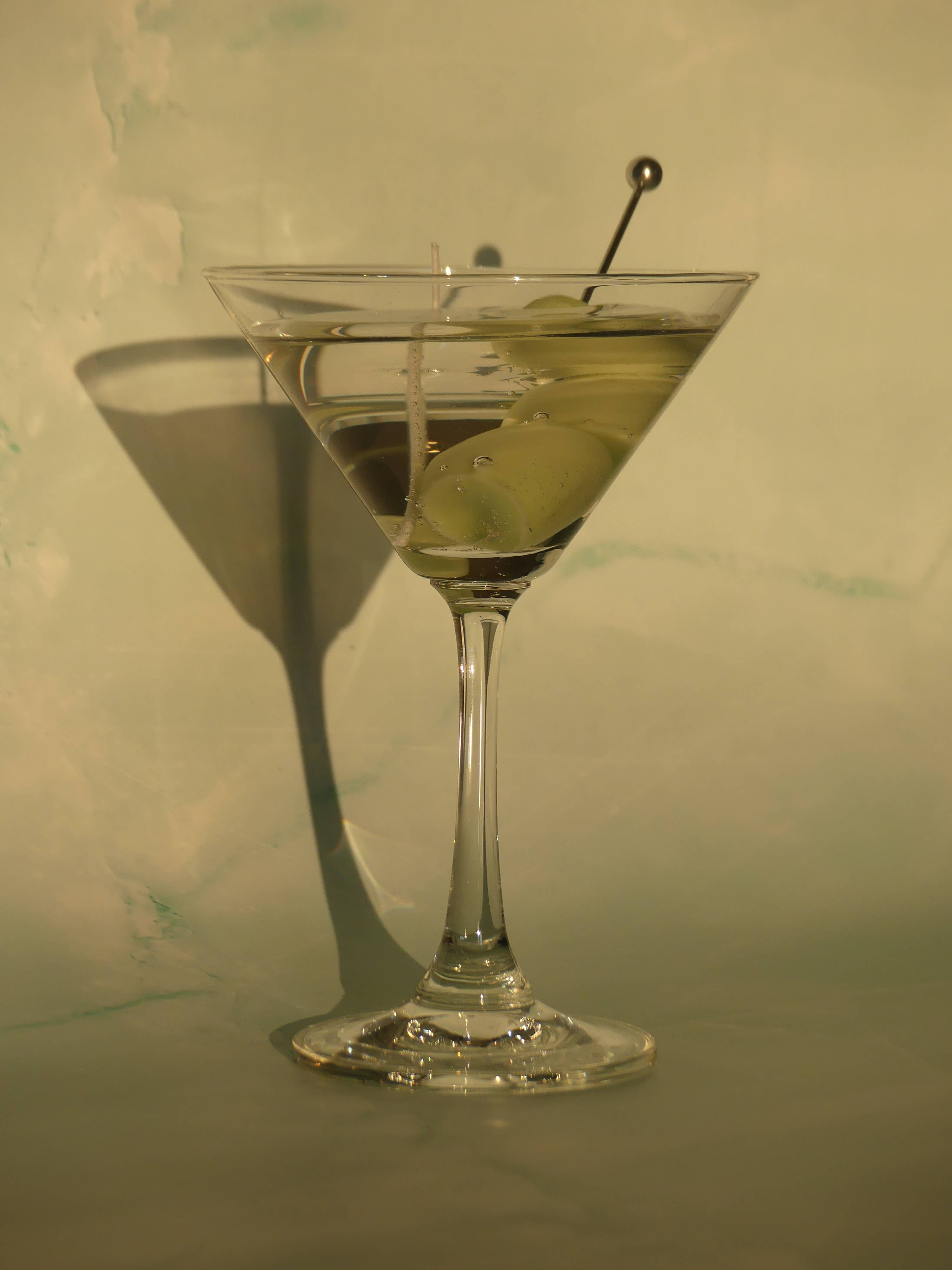 Extra Olives Martini Candle