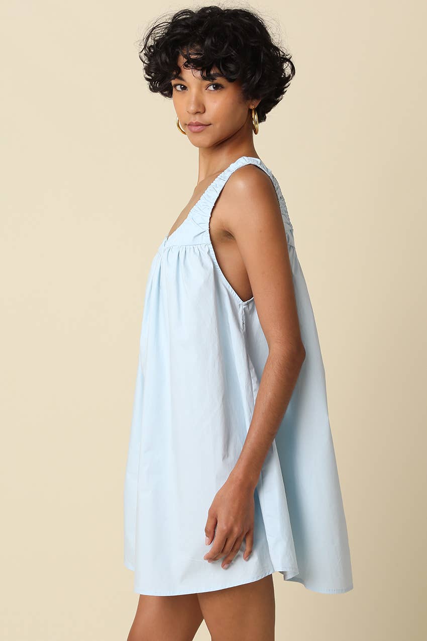 FFINN COTTON SWING MINI DRESS