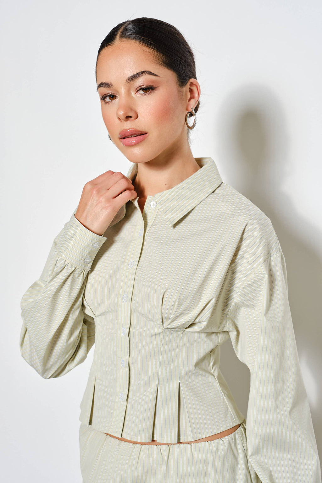 CHEYENNE PLEATED SHIRT