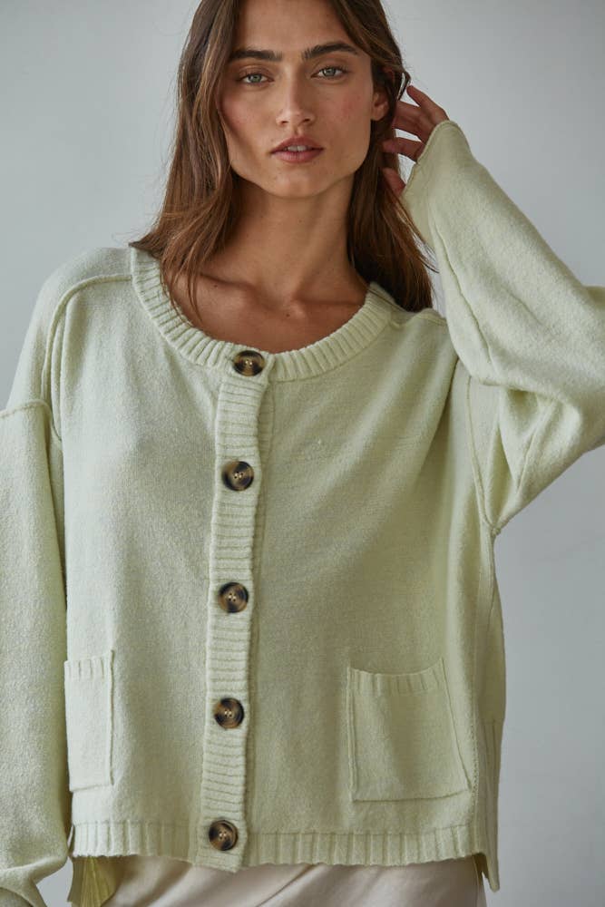 Knit Sweater Light Weight Cardigan