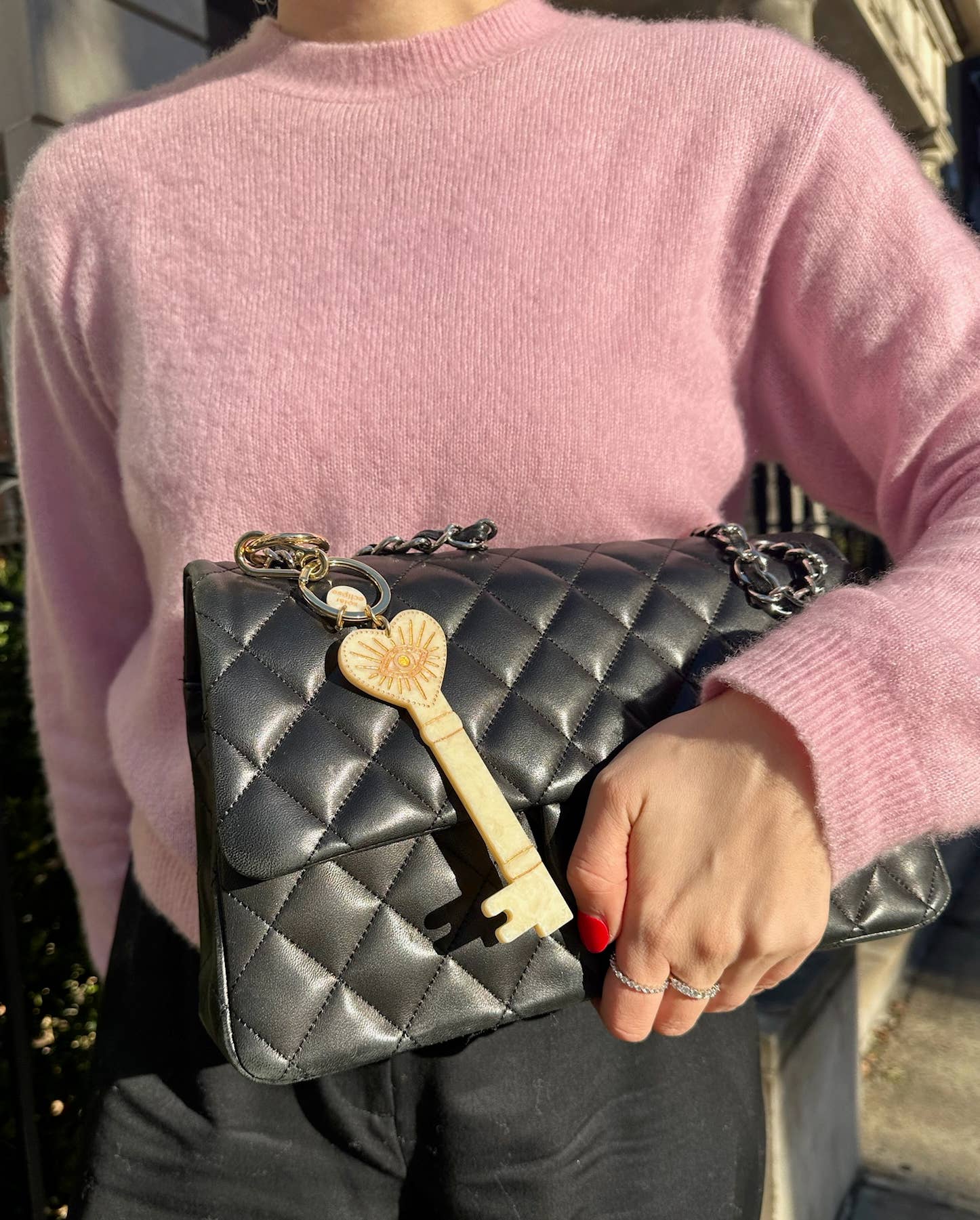 Key to My Heart Bag Charm + Keychain