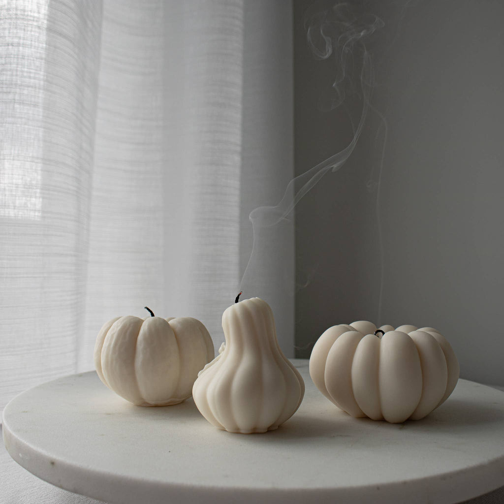 Pumpkin Shaped Soy Candle