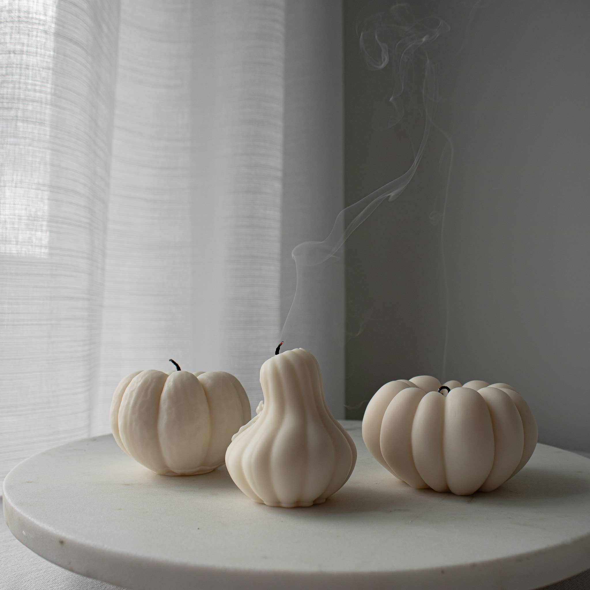 Pumpkin Shaped Soy Candle