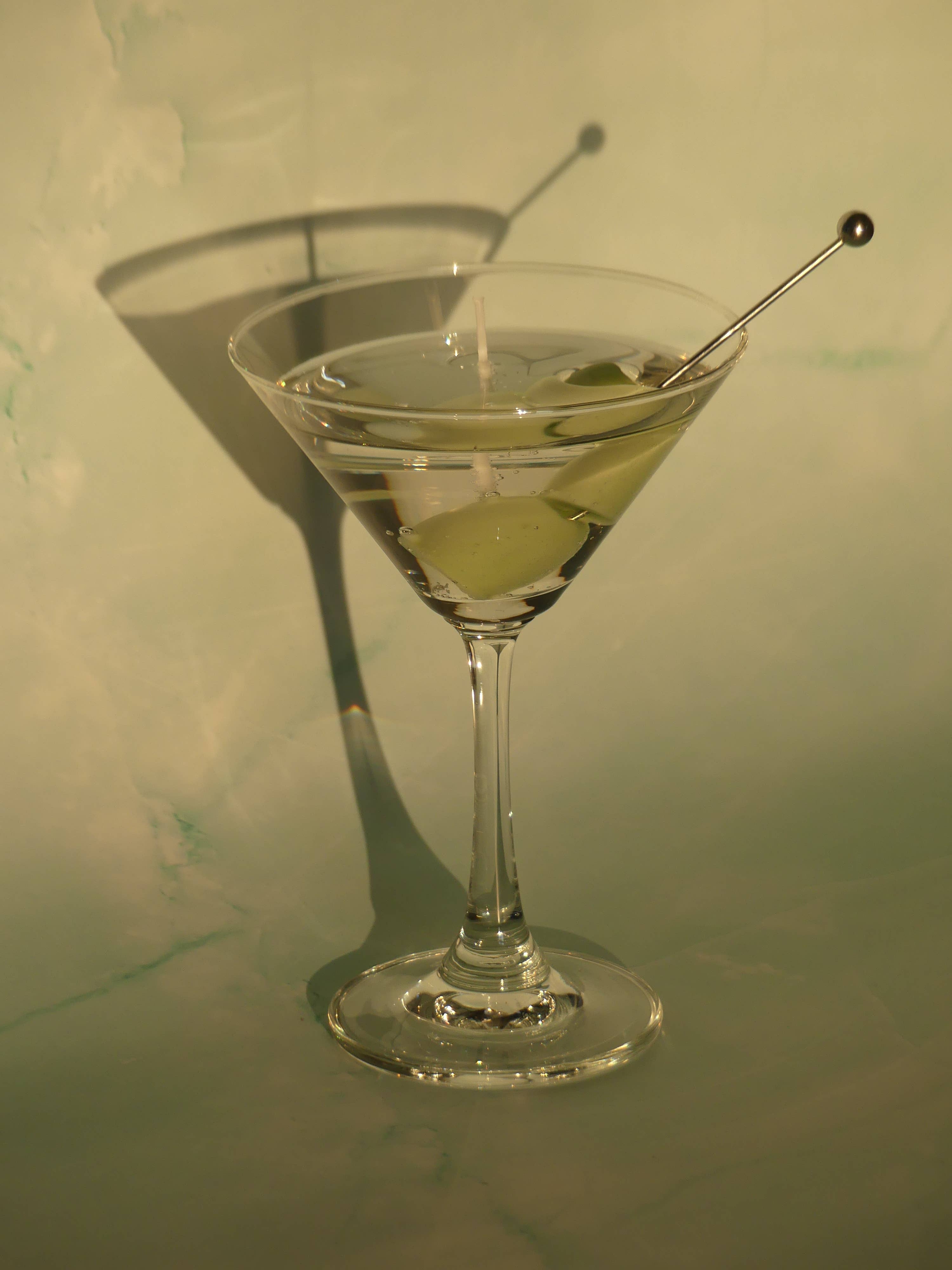 Extra Olives Martini Candle