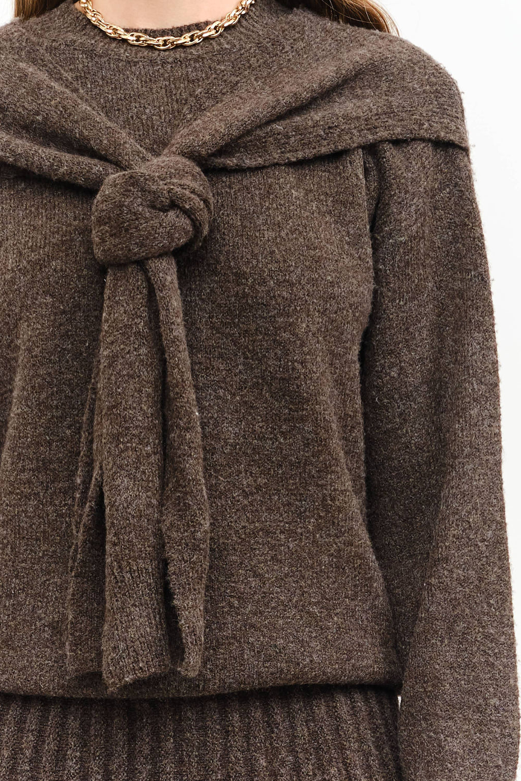BEAU MOCHA SWEATER
