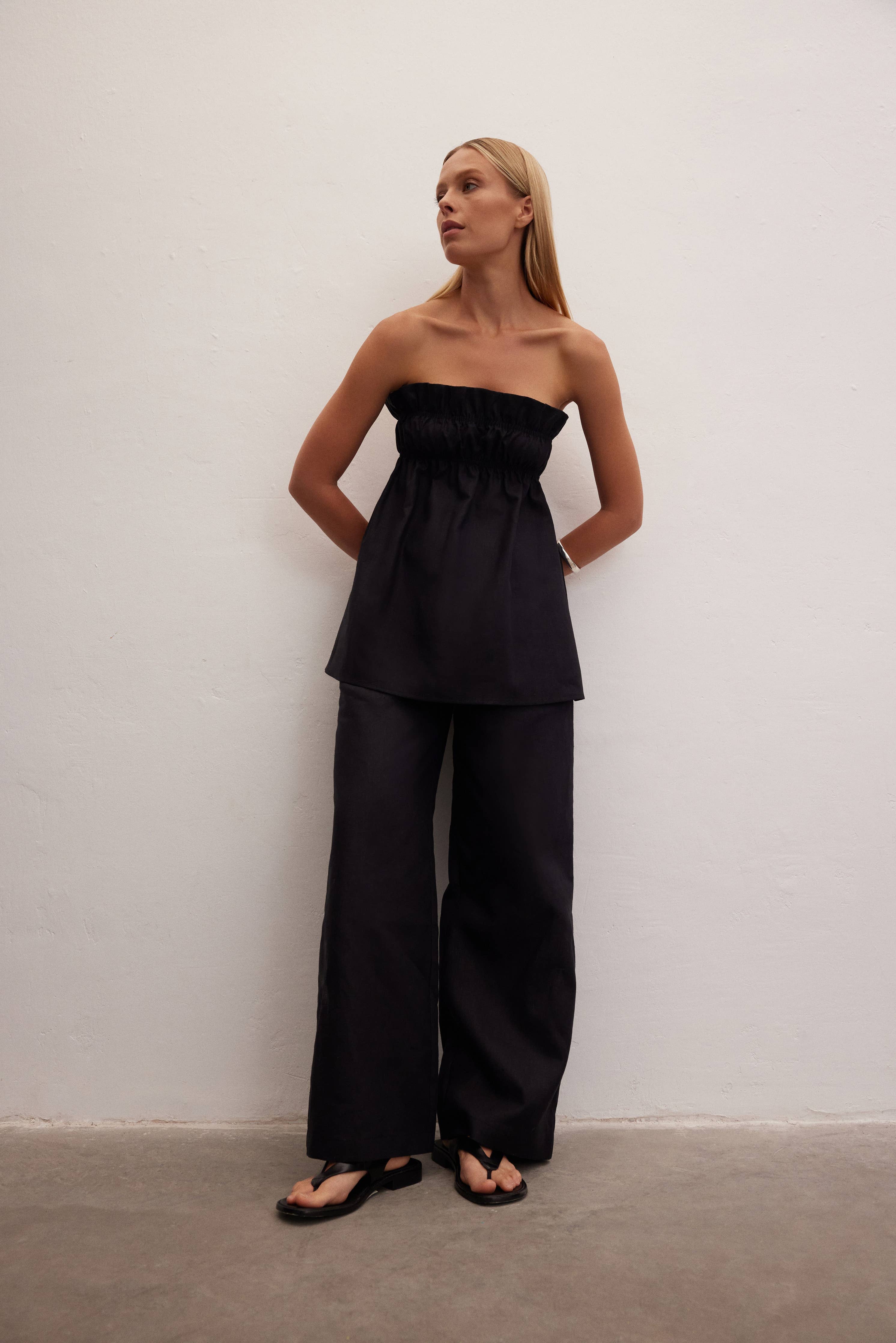 Breeze | Linen Babydoll Top
