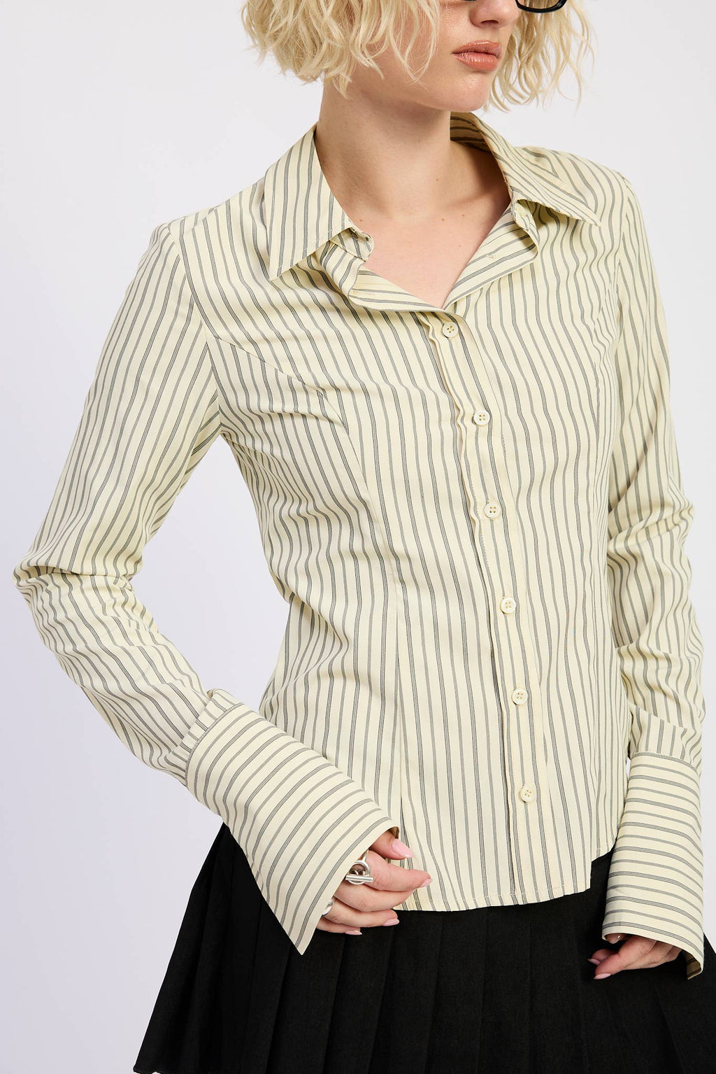 Button Down Striped Shirt