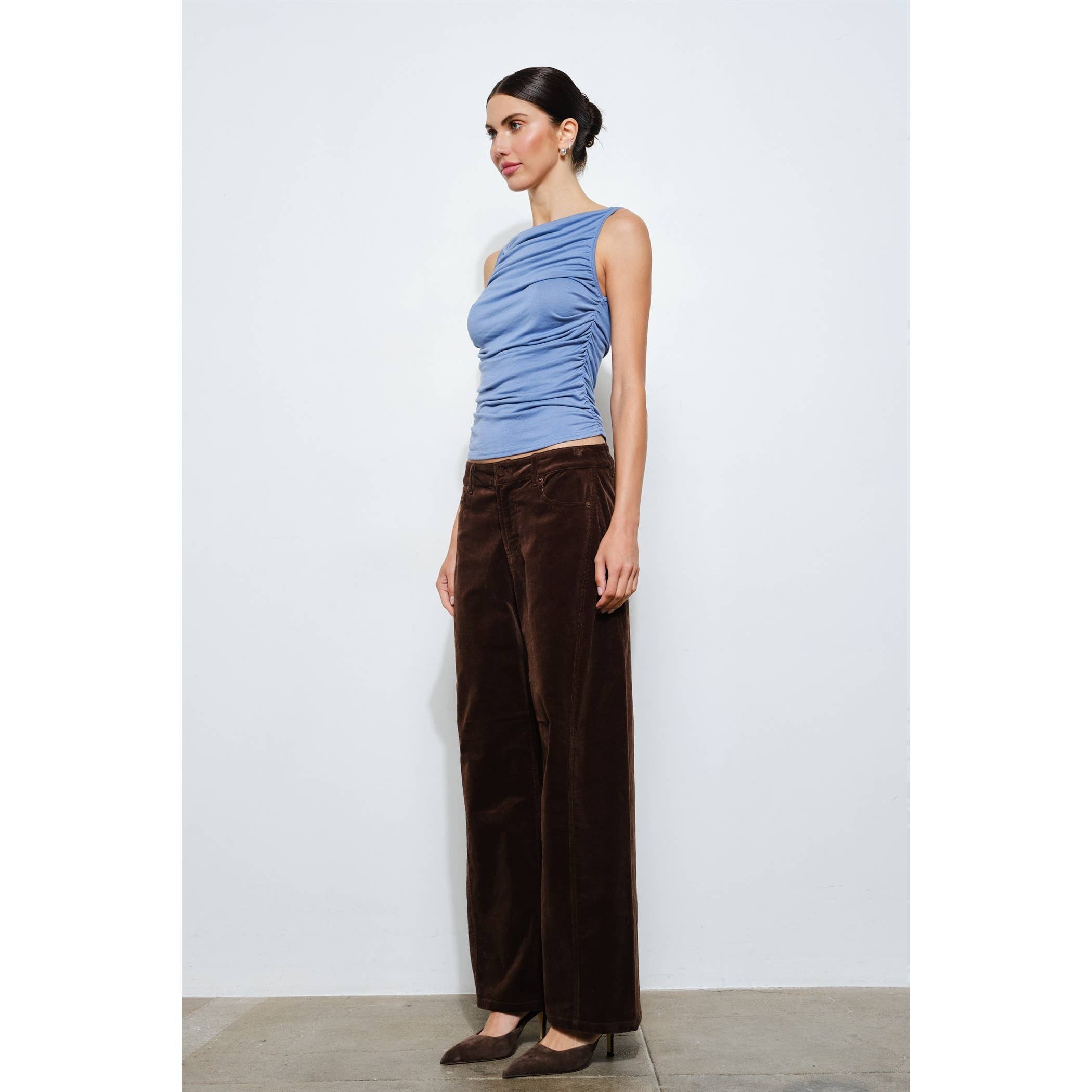 Catalina Draped Sleeveless Top