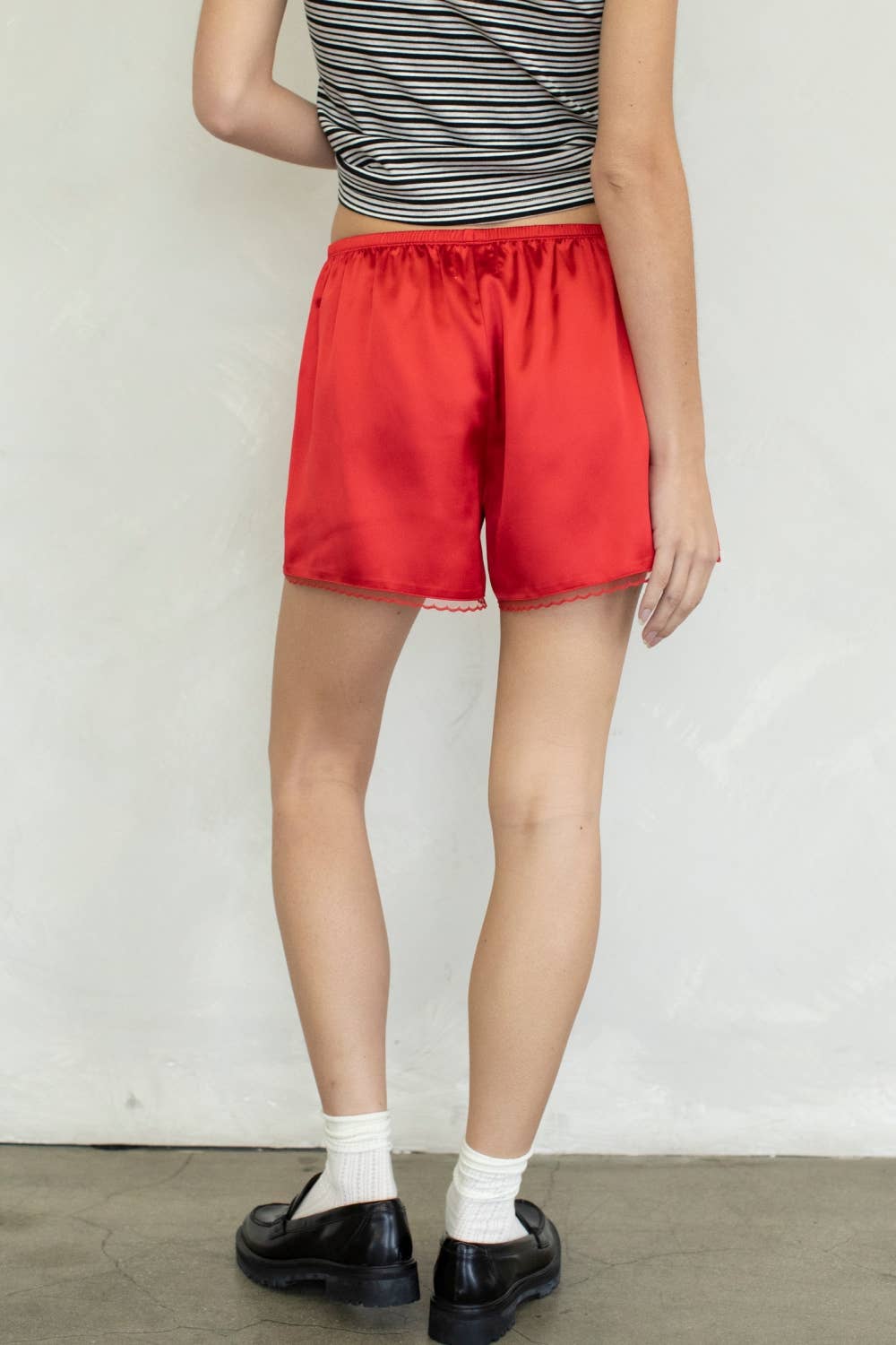 LIA SATIN SHORTS