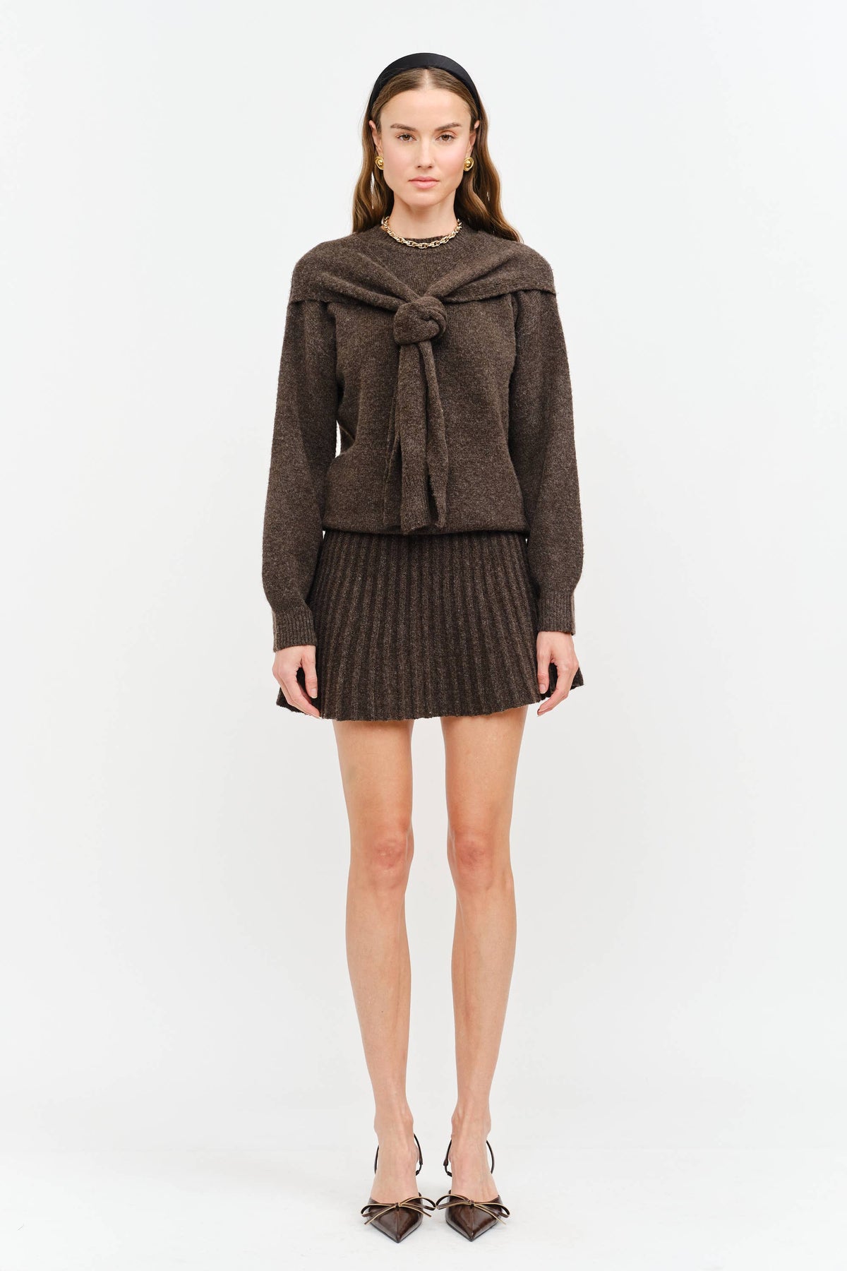 BEAU MOCHA SWEATER