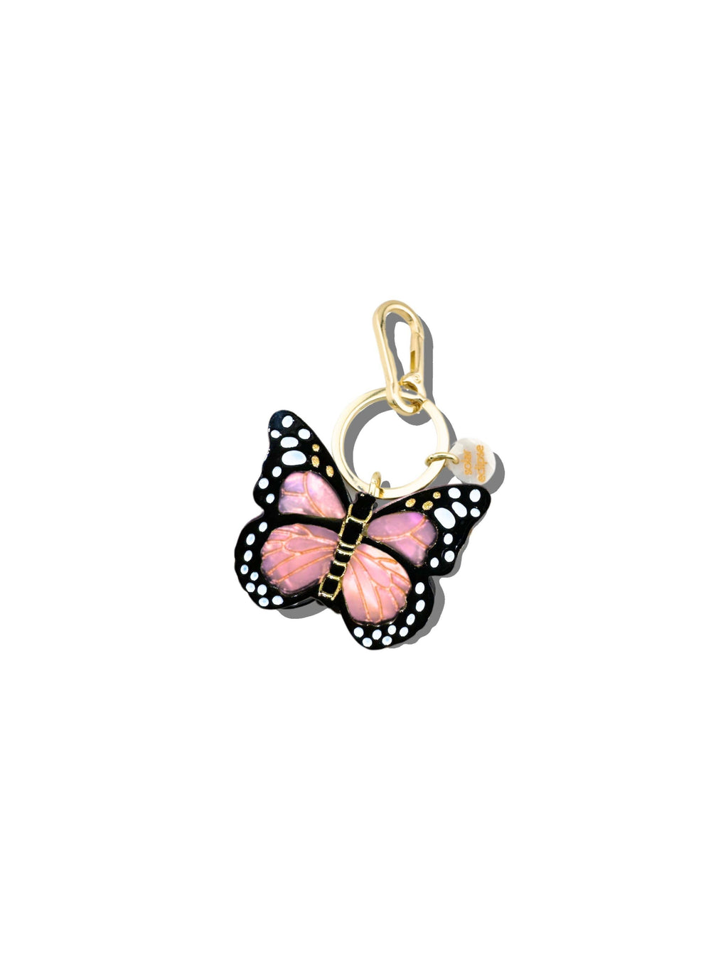 Monarch Butterfly Bag Charm + Keychain