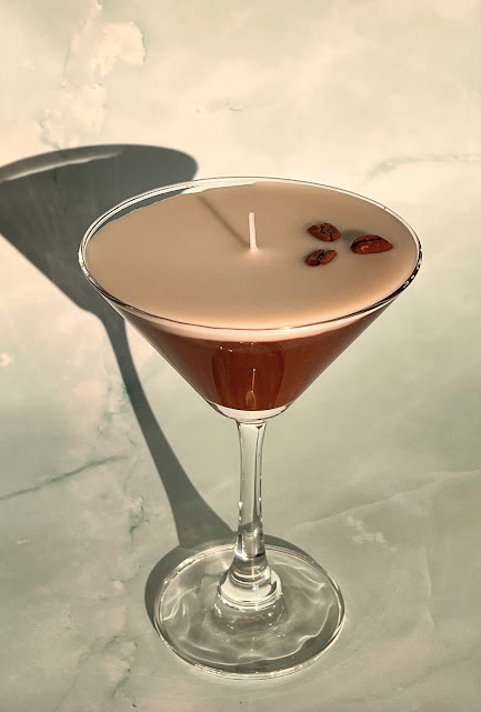 Espresso Martini Candle Realistic