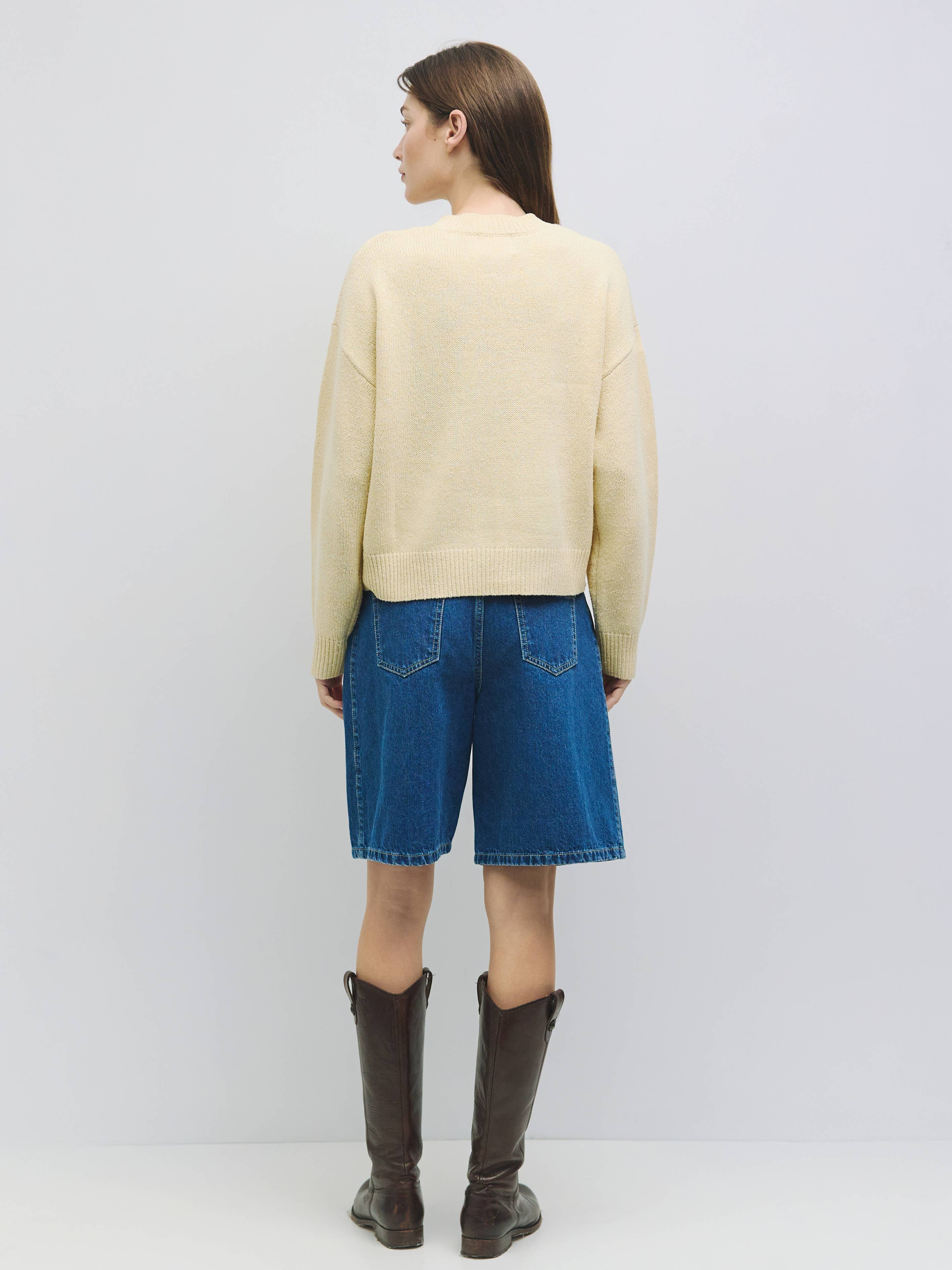 The Lucy Cardigan | Boxy Fit Button-Down Cardigan