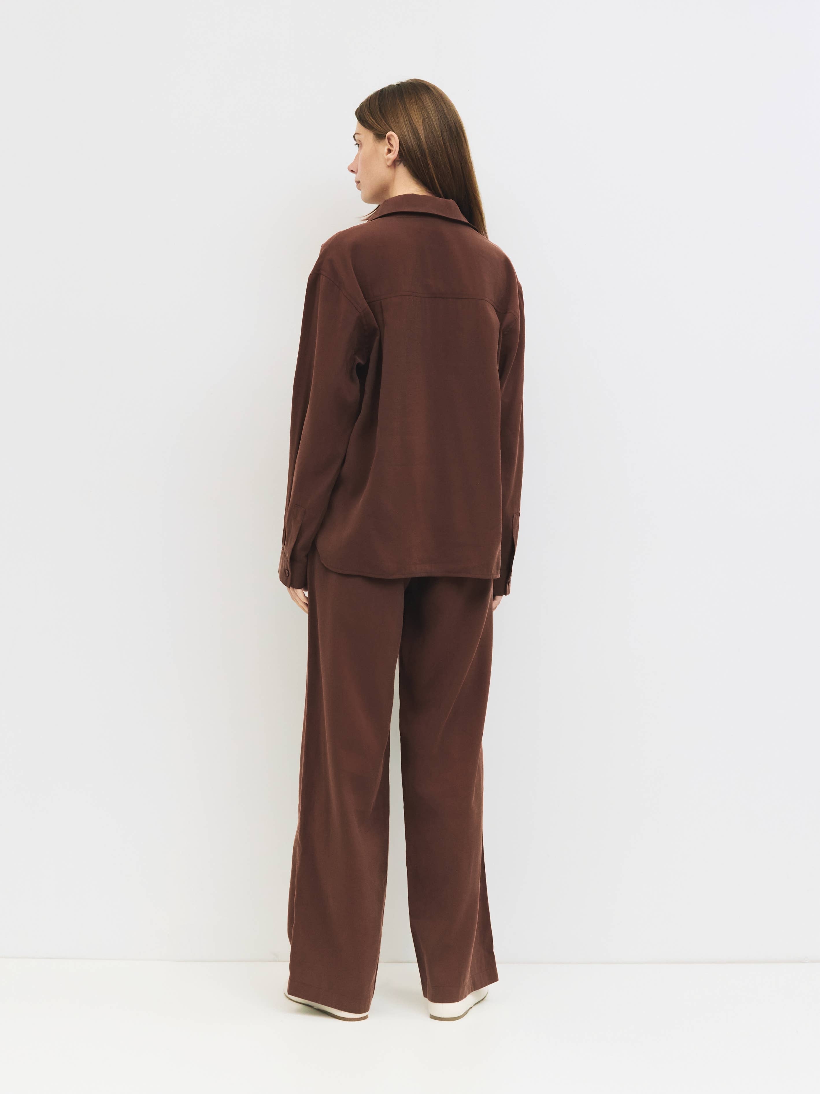 The Ellis Pants | Brushed Straight Leg Pants