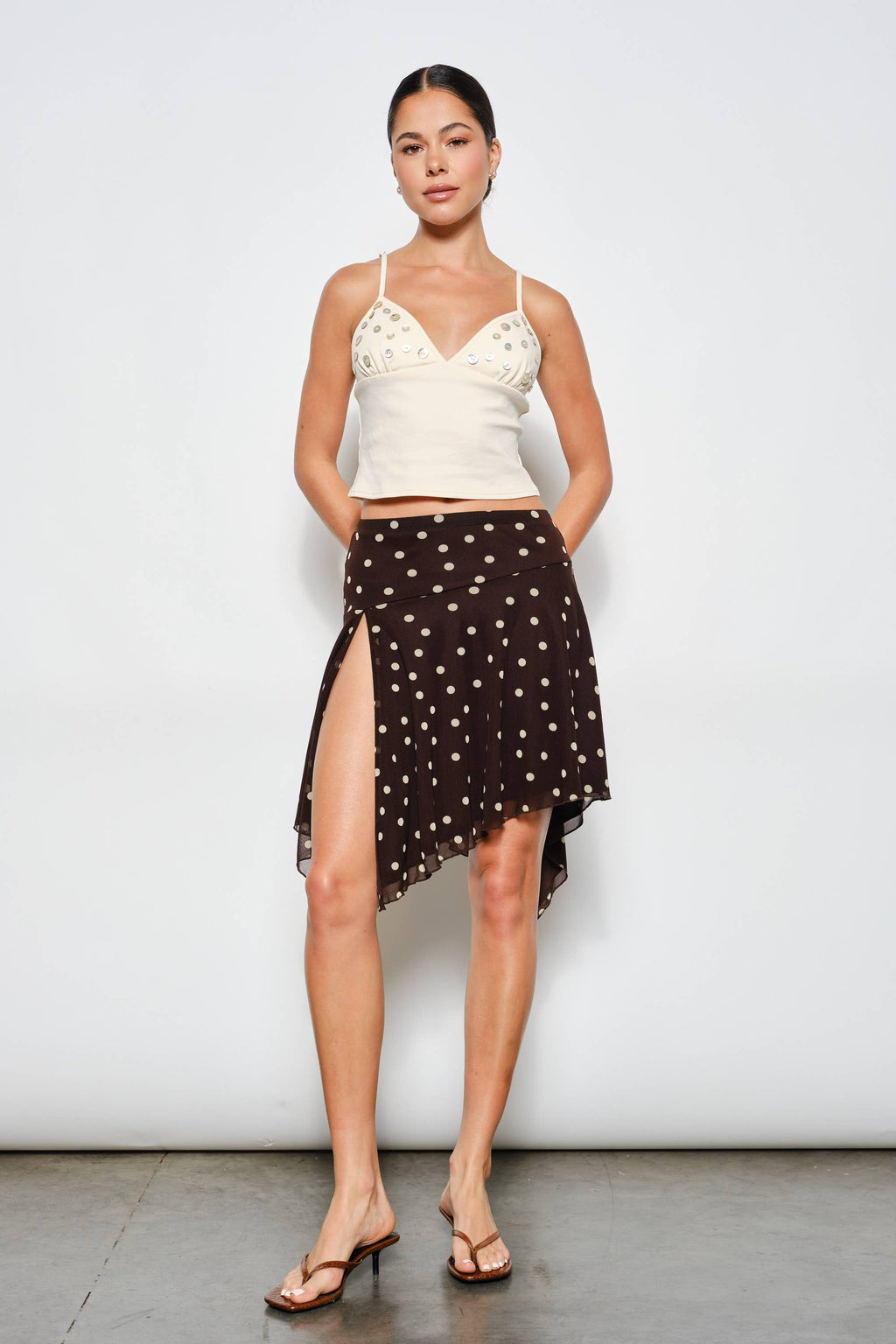 IDALIA BUTTON TOP