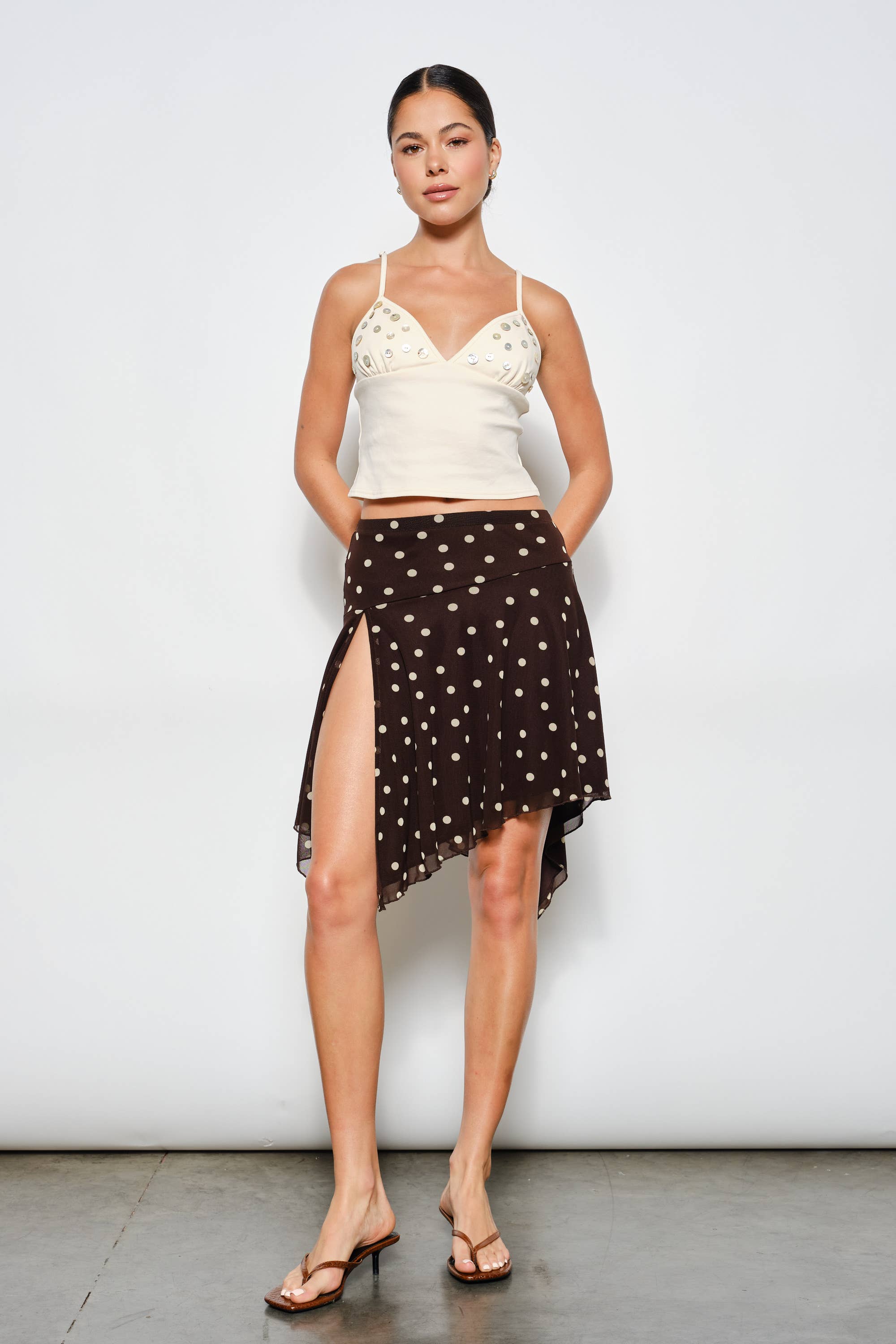 IDALIA BUTTON TOP
