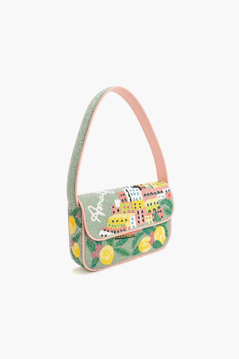 Amalfi Dreams Beaded Shoulder Bag