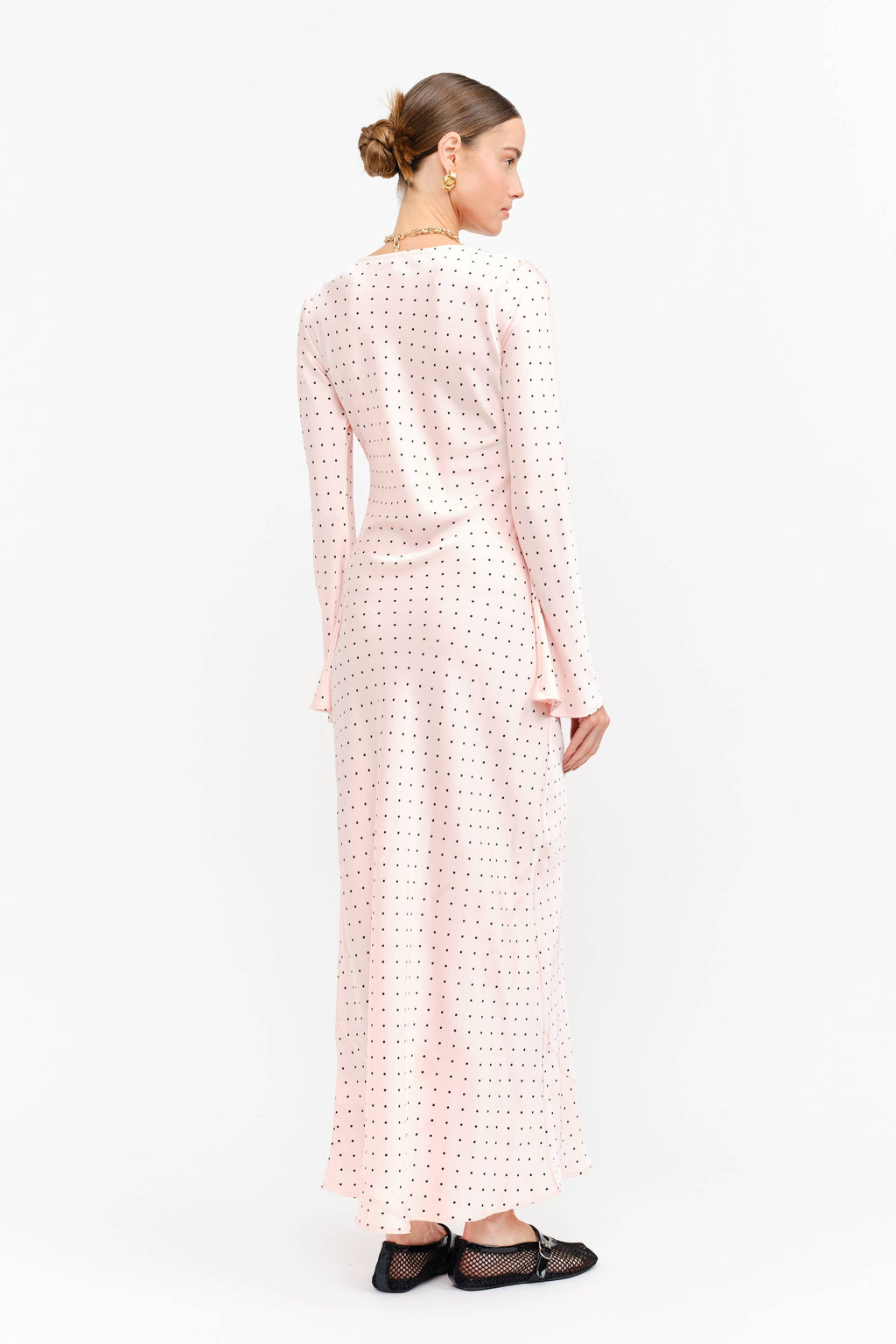 Georgie Pink Dot Dress