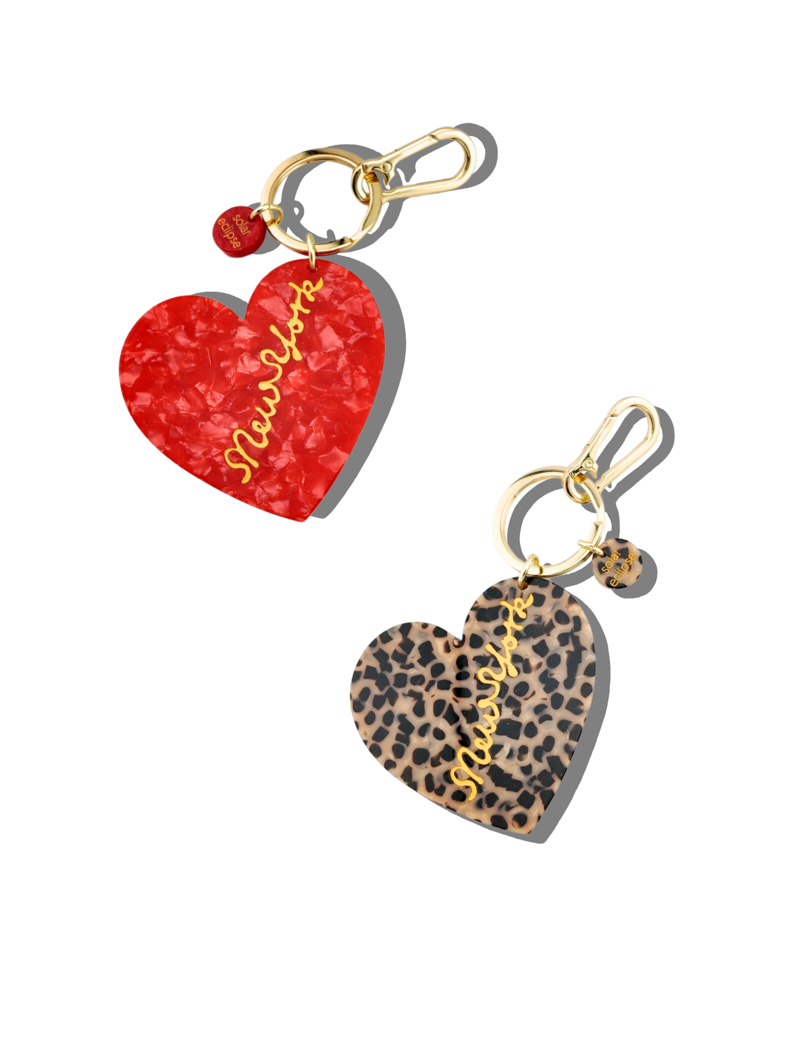 New York Heart Bag Charm + Keychain