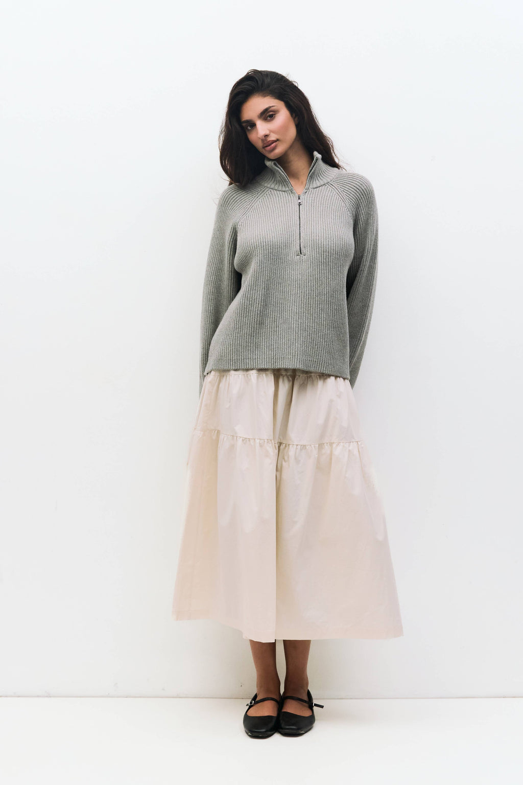 The Jules Sweater | Half-Zip Chunky Sweater