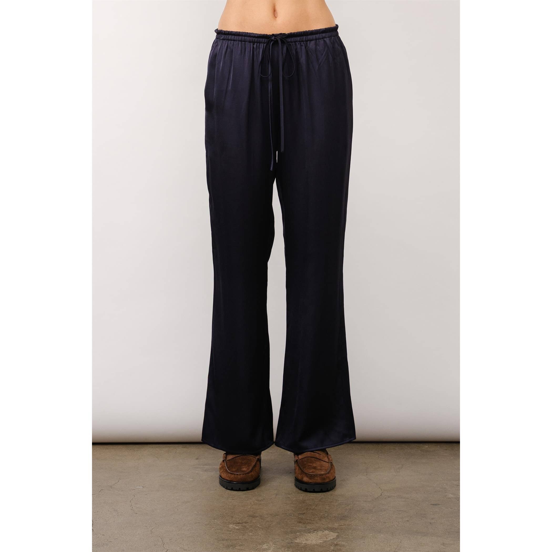 Cordelia Satin Drawstring Lounge Pants