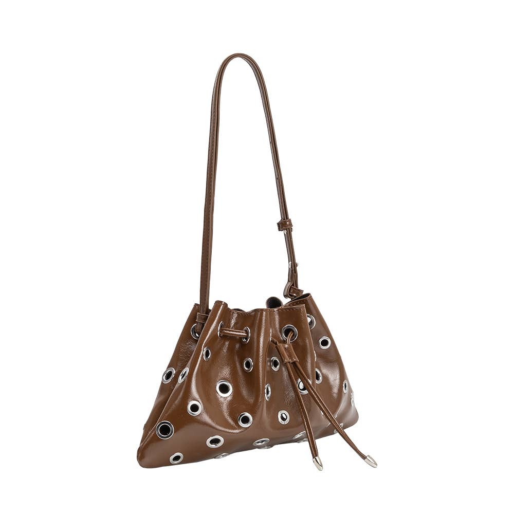Paloma Chocolate Recycled Vegan Shoulder Bag
