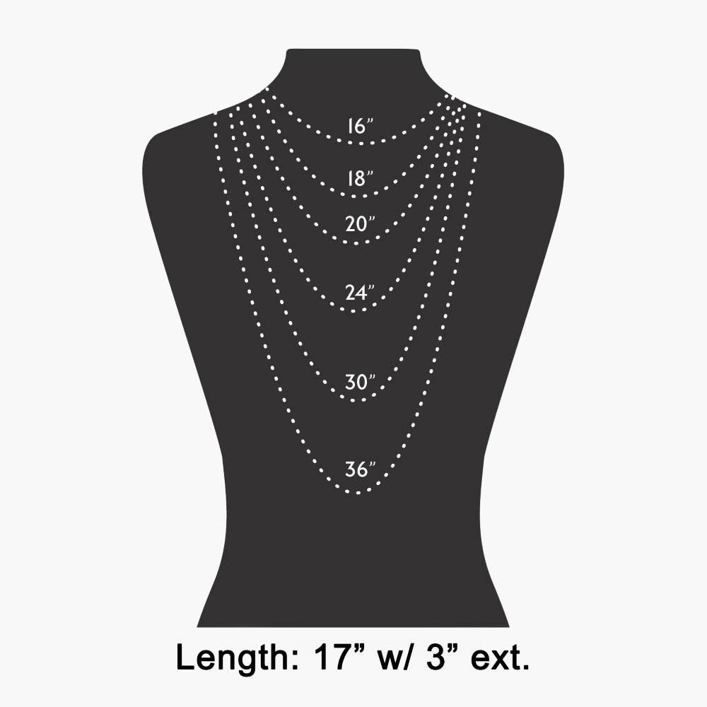 MIXED GLASS BEAD NECKLACE