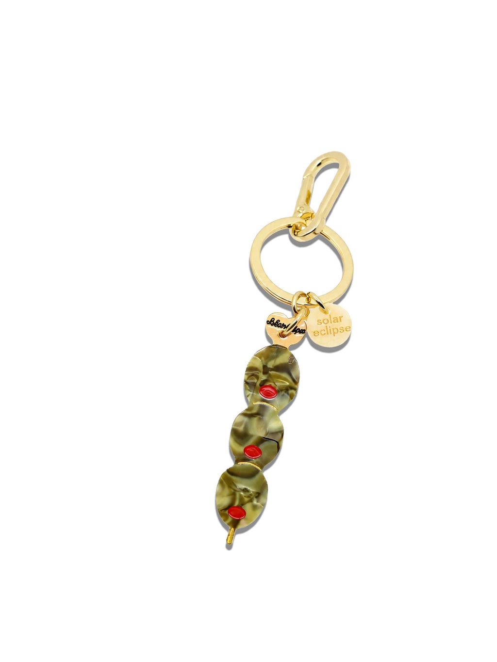 MARTINI OLIVES BAG CHARM + KEYCHAIN