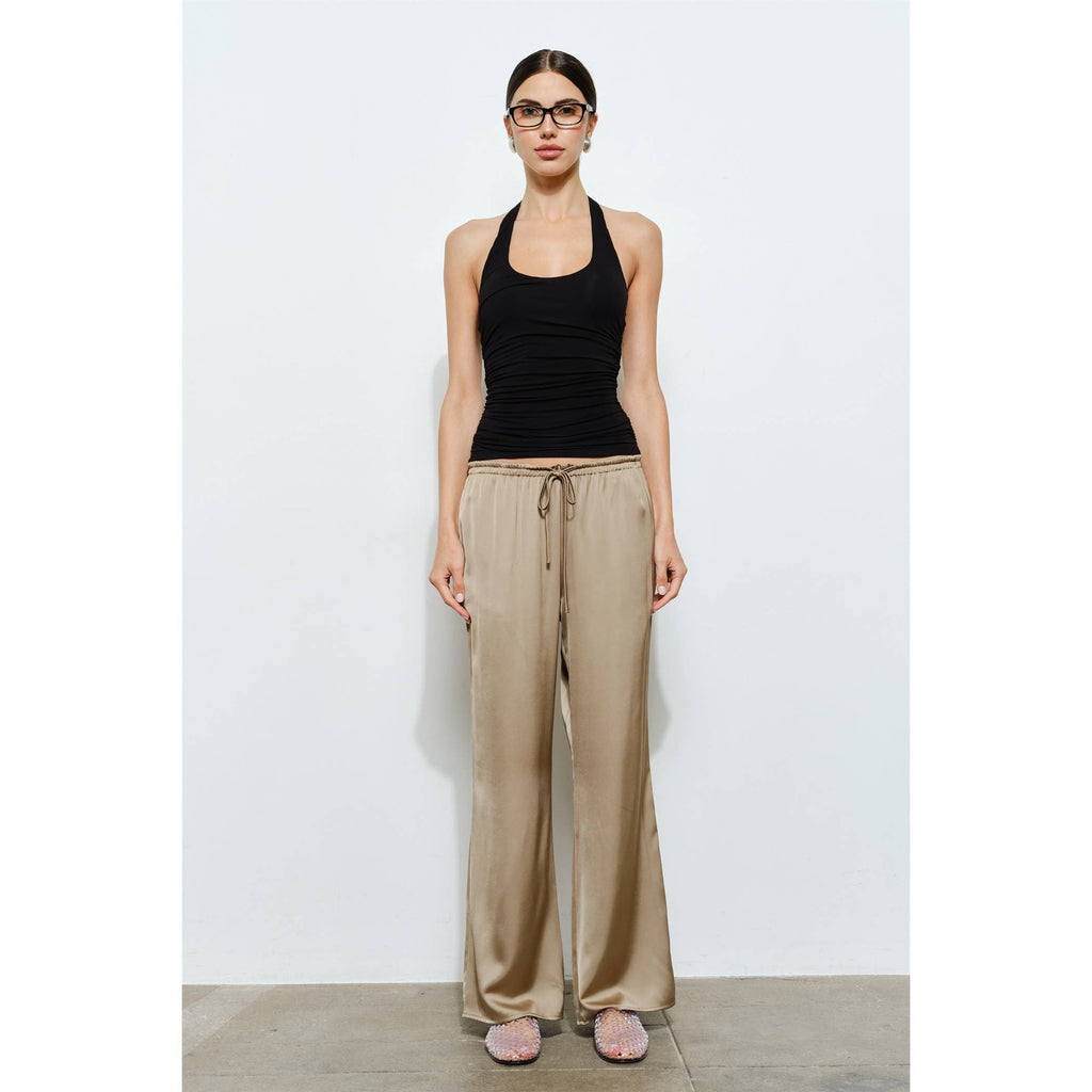 Helena Ruched Halter Top