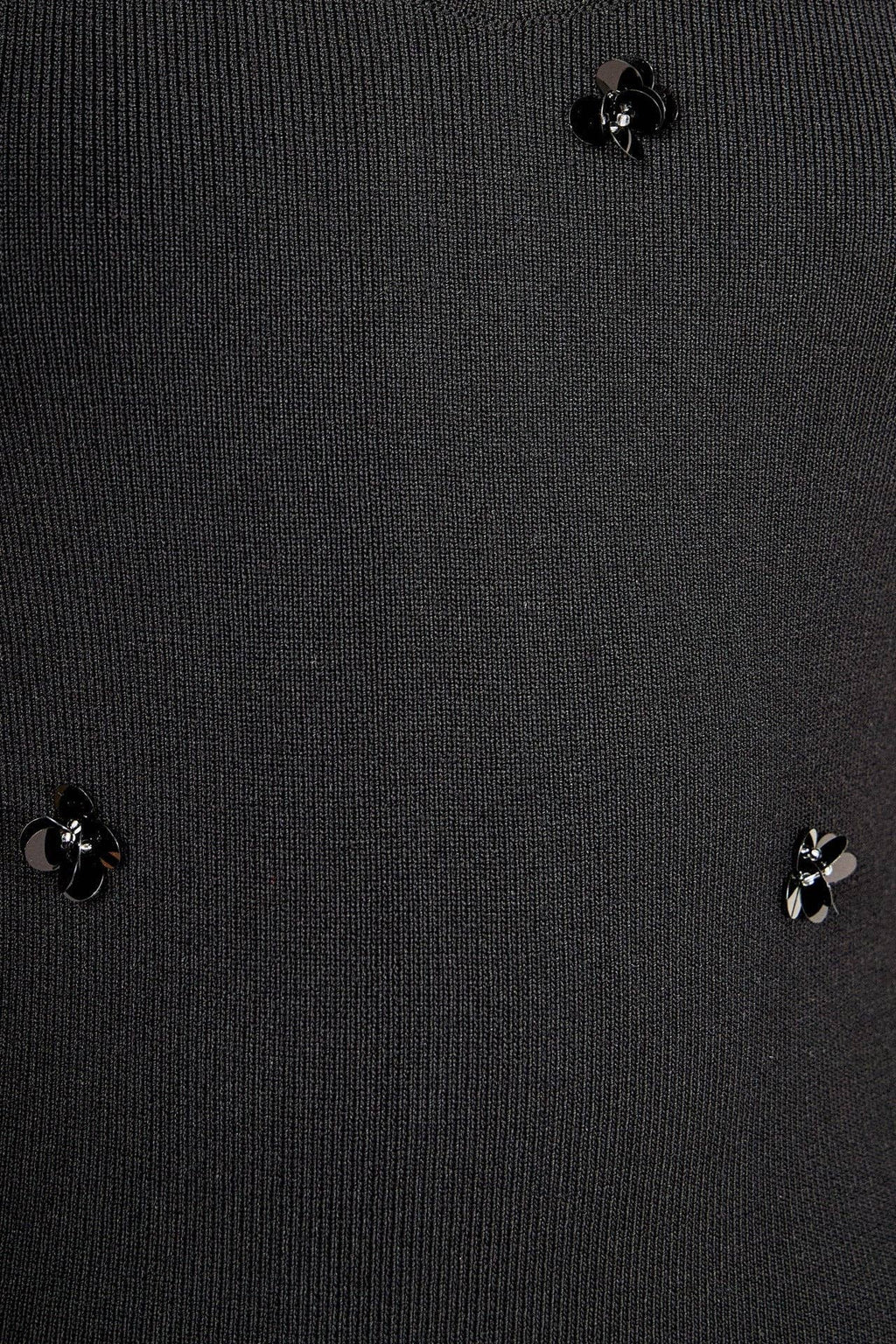 Embellished Knit Midi Dress