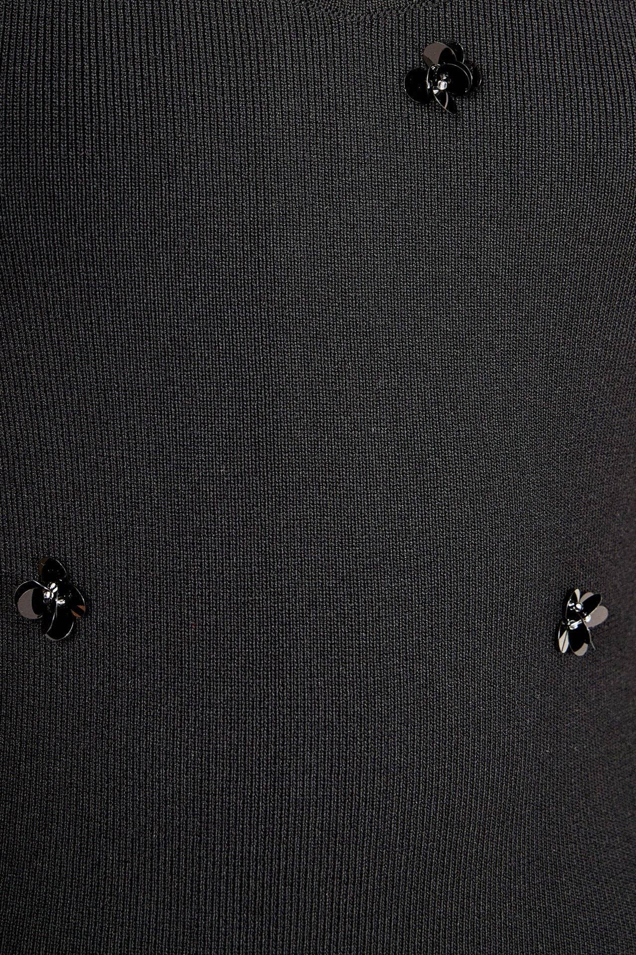 Embellished Knit Midi Dress