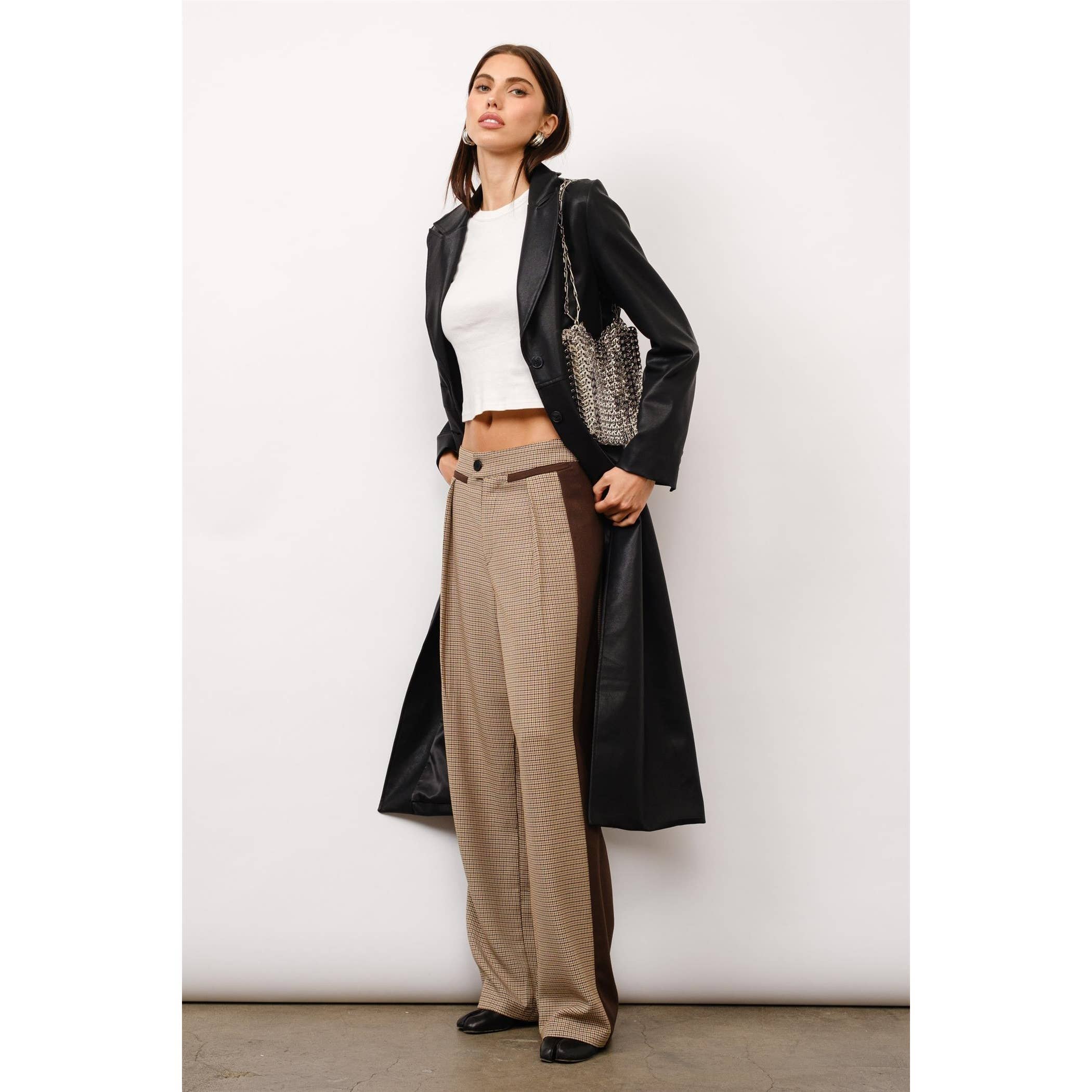 Thalia Leather Coat