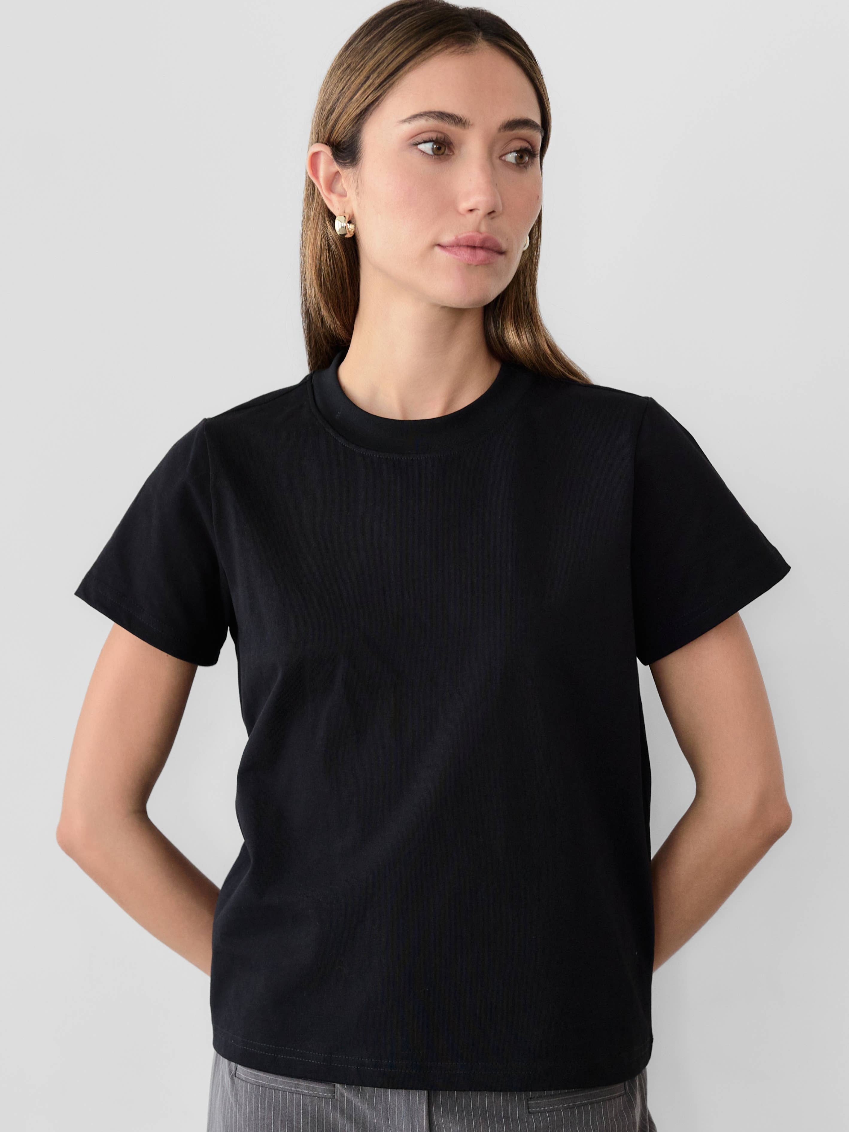 The Lanie Long Top | Casual Comfort Staple Tee